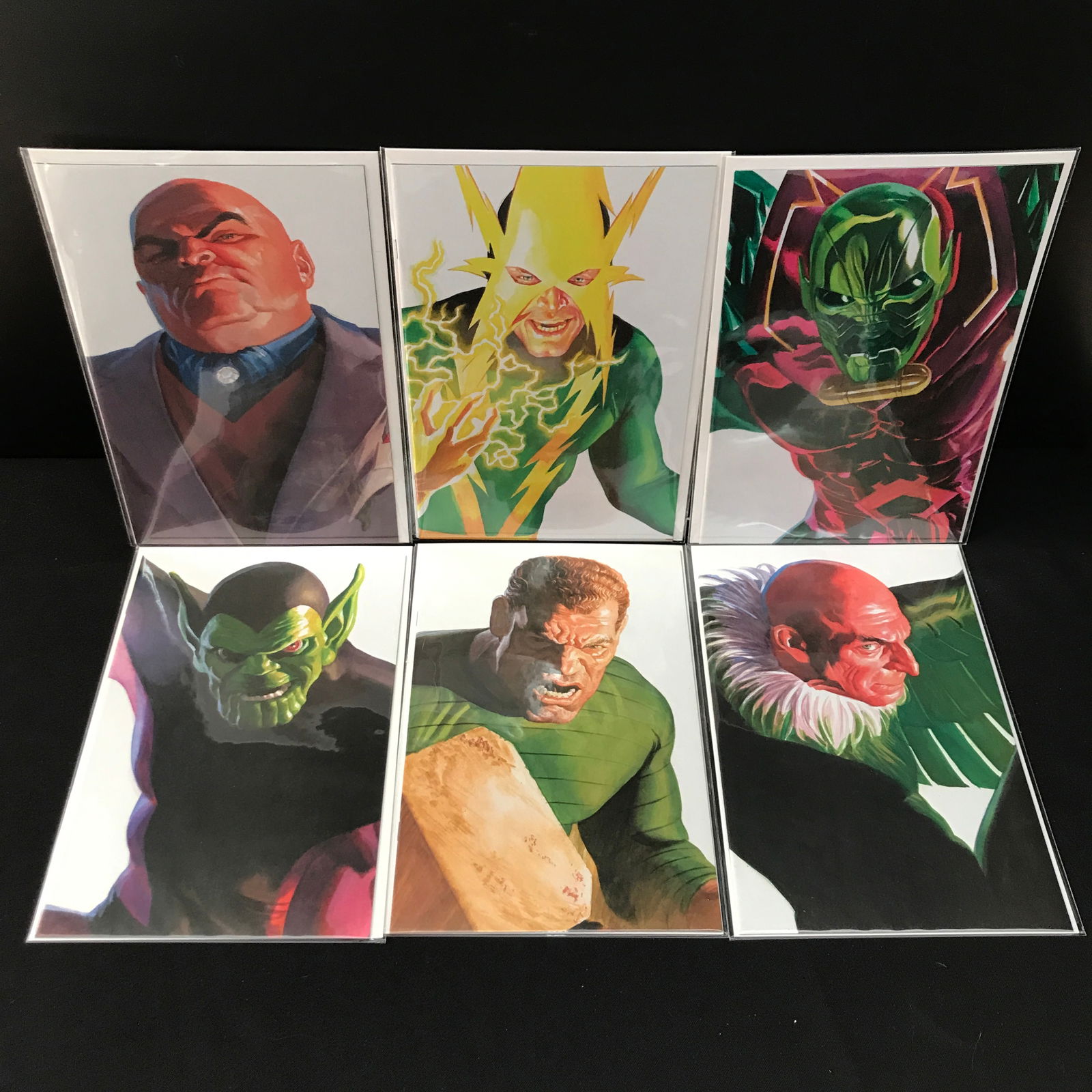 LOT OF 6 ALEX ROSS TIMELESS VARIANT COMICS FEATURING VILLAINS - MARVEL COMICS: Prices are in Canadian dollars