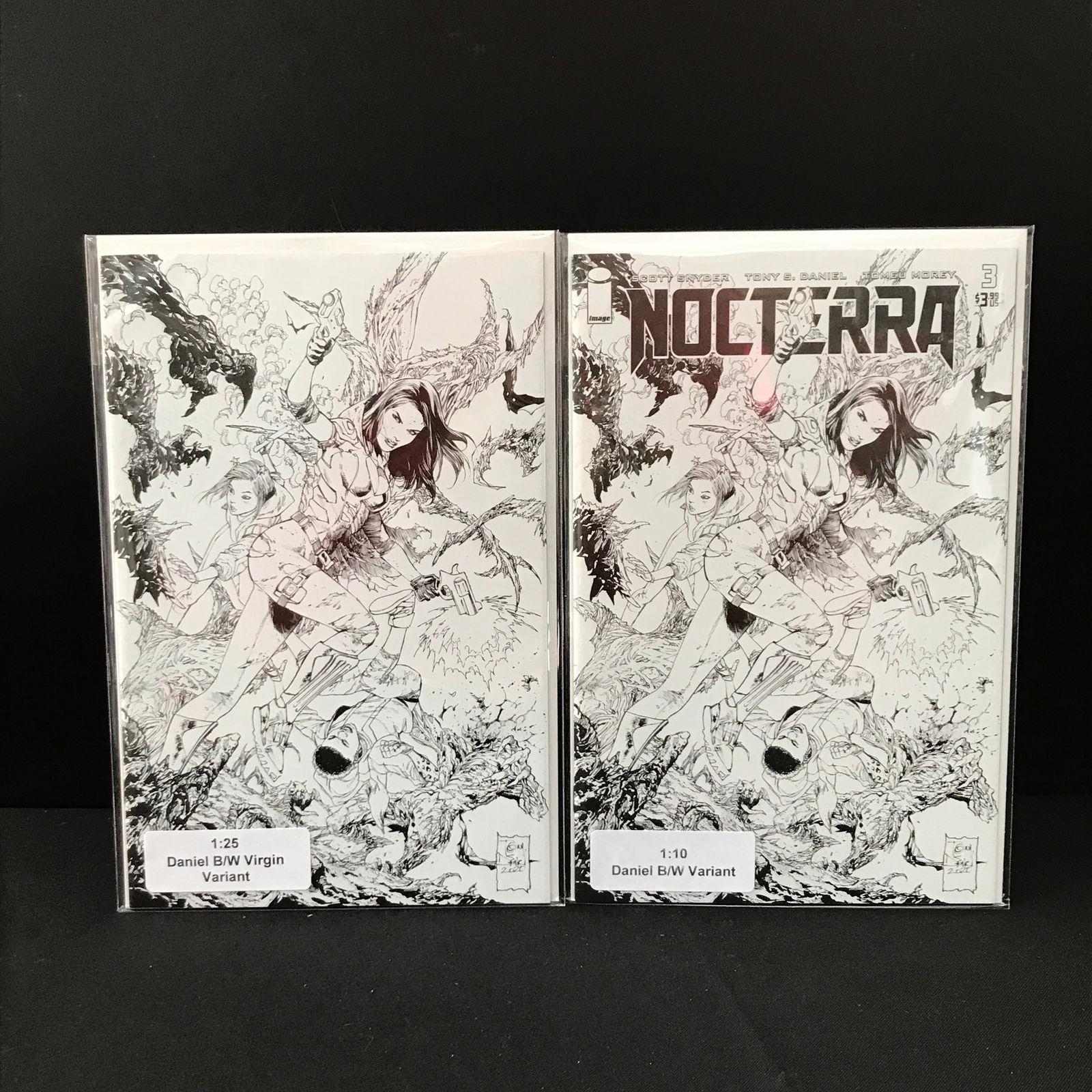 LOT OF 2 NOCTERRA VARIANT COMICS 1:10 & 1:25 - IMAGE COMICS: Prices are in Canadian dollars