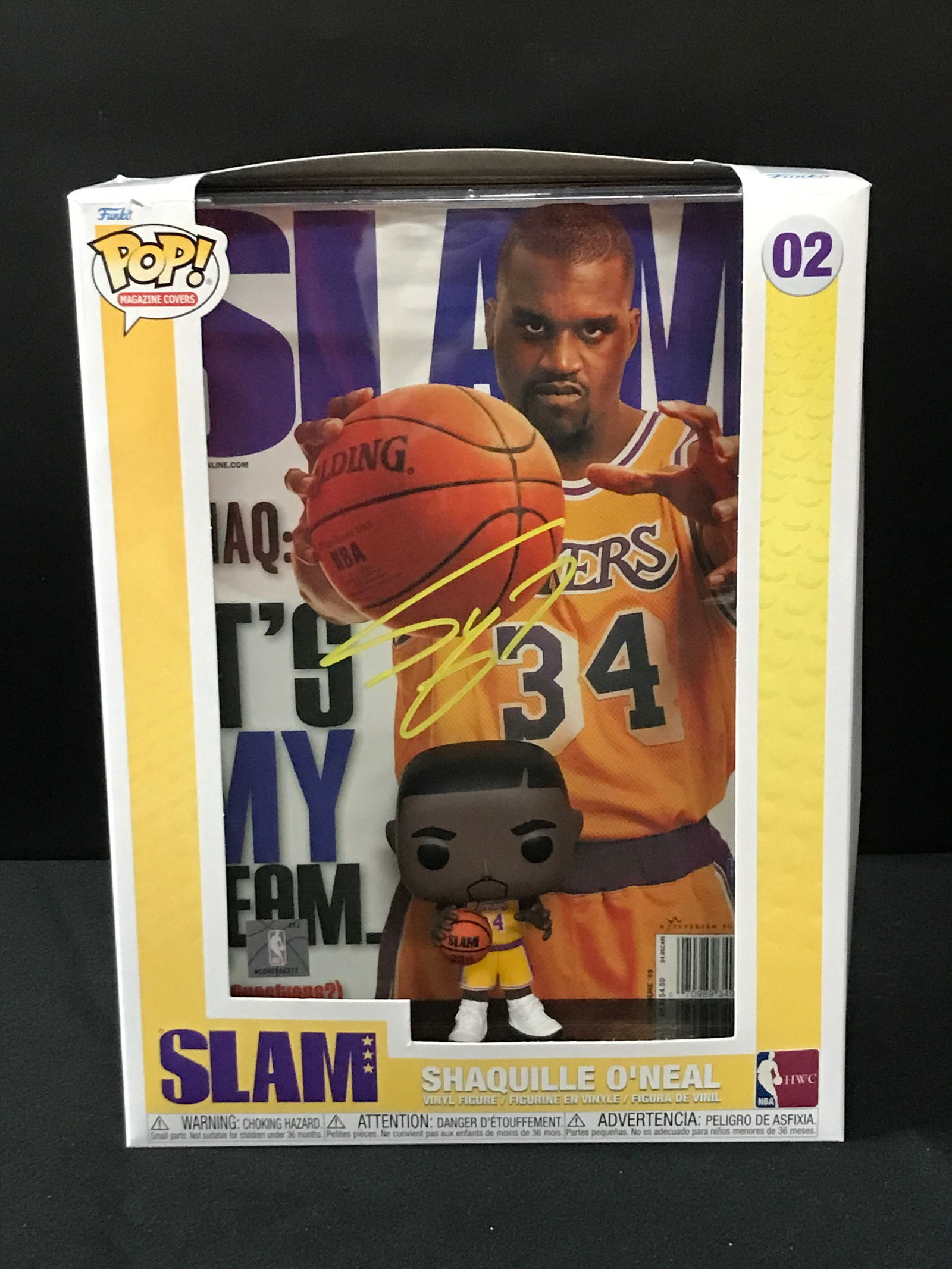 SHAQUILLE O'NEAL SIGNED FUNKO POP - ACE COA: Prices are in Canadian dollars
