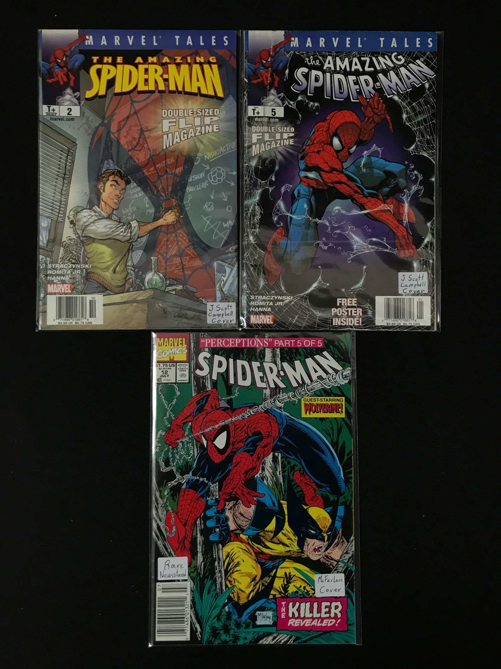 LOT OF 3 SPIDERMAN COMICS - MARVEL COMICS (1 of 1)