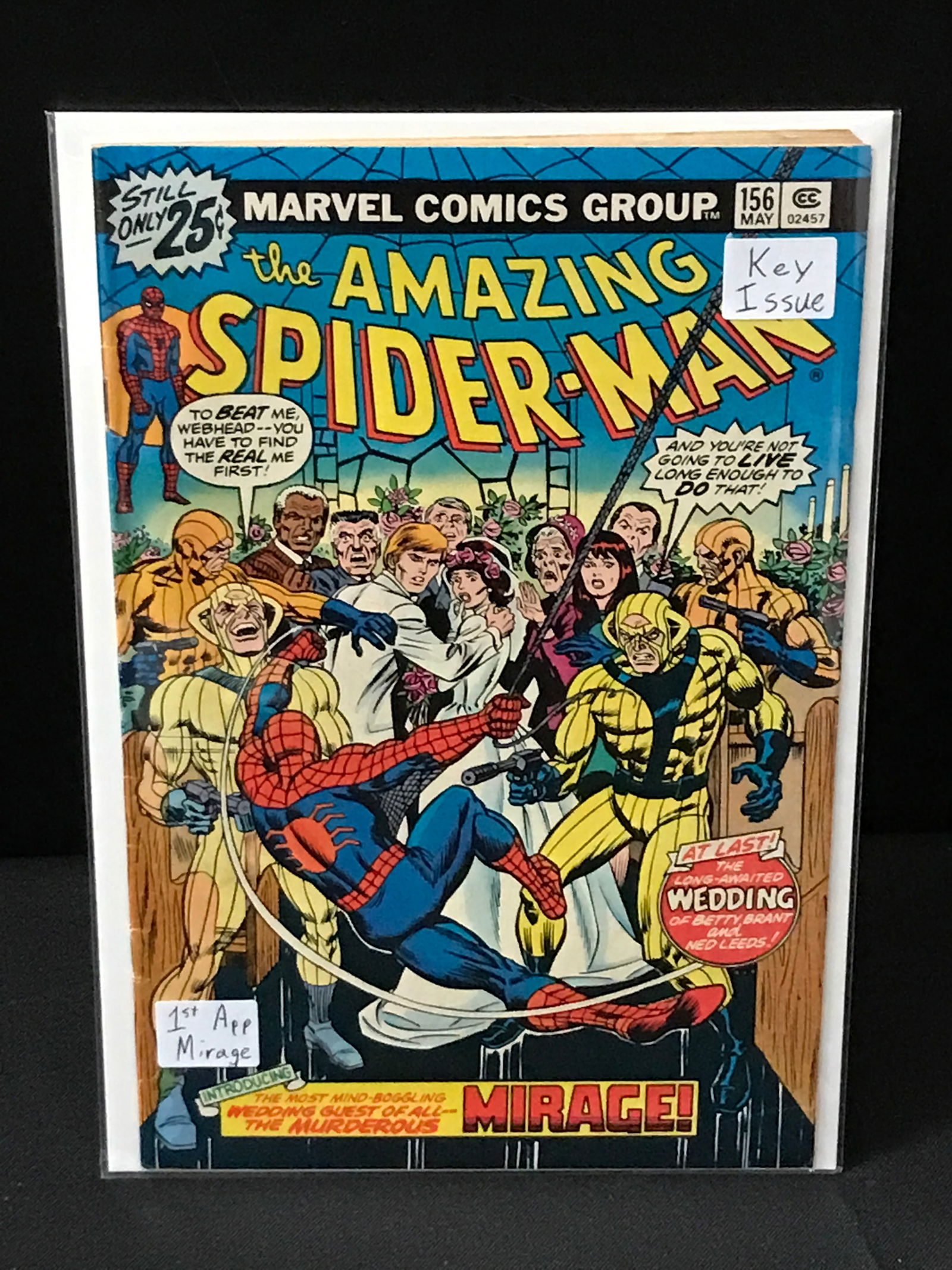THE AMAZING SPIDERMAN #156 1ST APP MIRAGE - MARVEL COMICS: Prices are in Canadian dollars