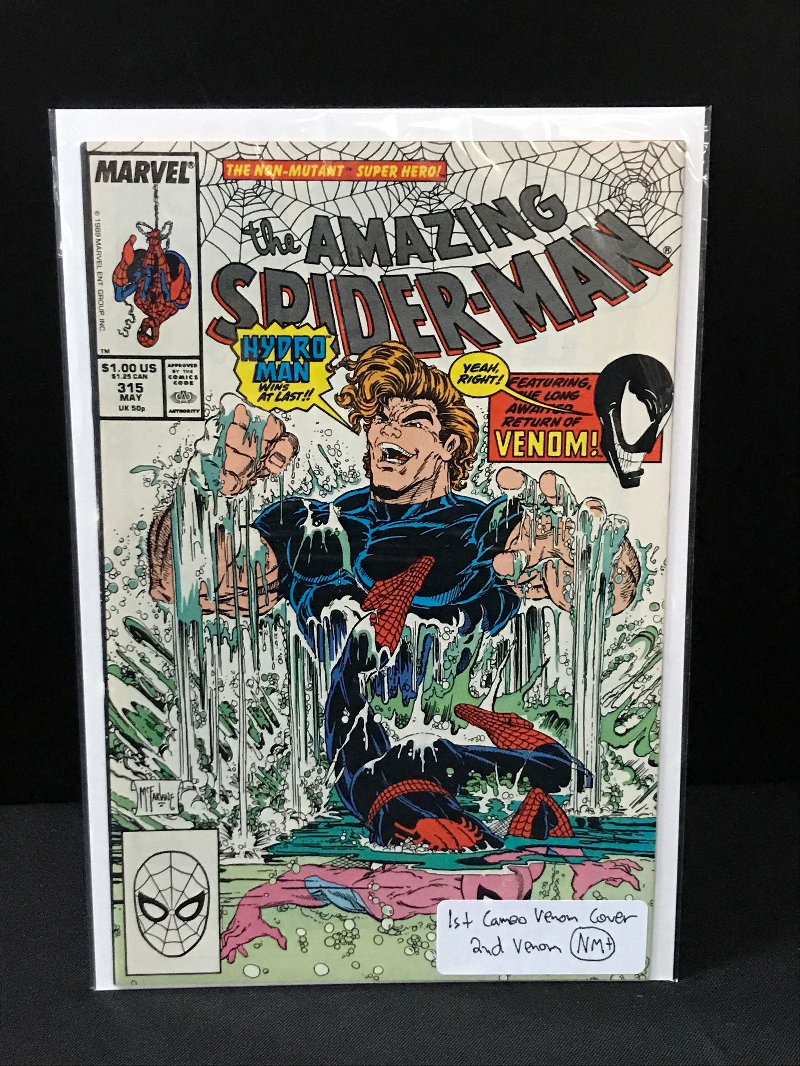 THE AMAZING SPIDERMAN #315 2ND VENOM - MARVEL COMICS (1 of 1)
