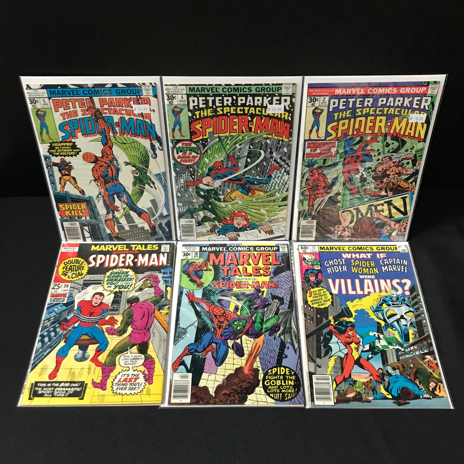 LOT OF 6 MARVEL COMICS - 5 FEATURING SPIDERMAN (1 of 1)