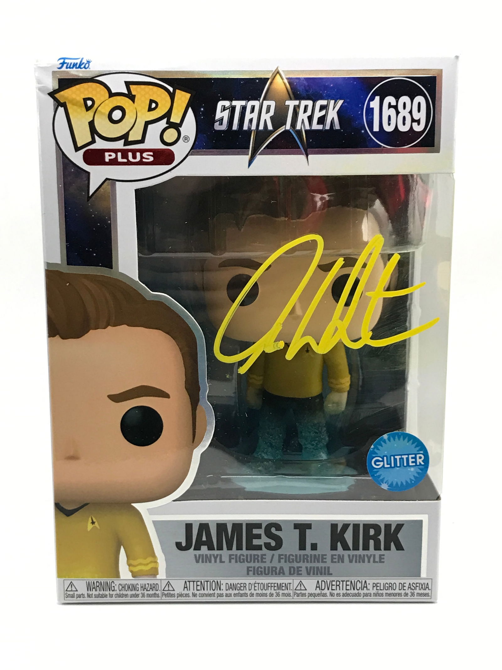 WILLIAM SHATNER SIGNED Captain Kirk FUNKO POP - WWOC COA (1 of 2)