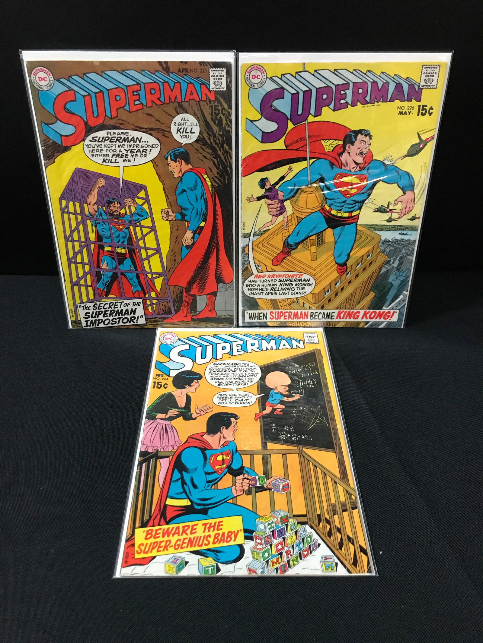 LOT OF 3 SUPERMAN COMICS - DC COMICS (1 of 1)