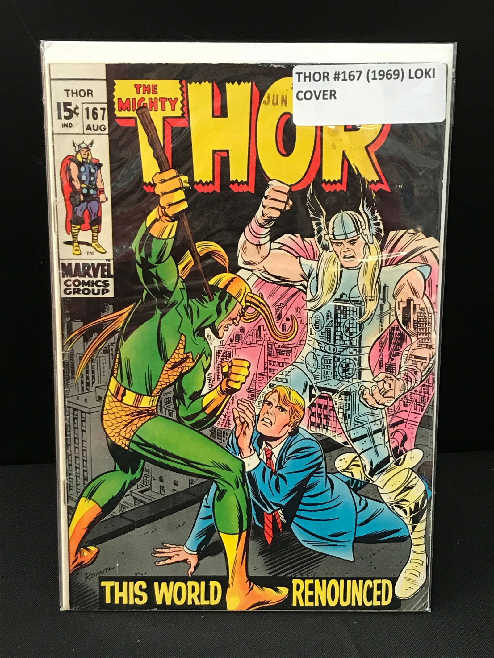THE MIGHTY THOR #167 (1969 - MARVEL COMICS (1 of 1)