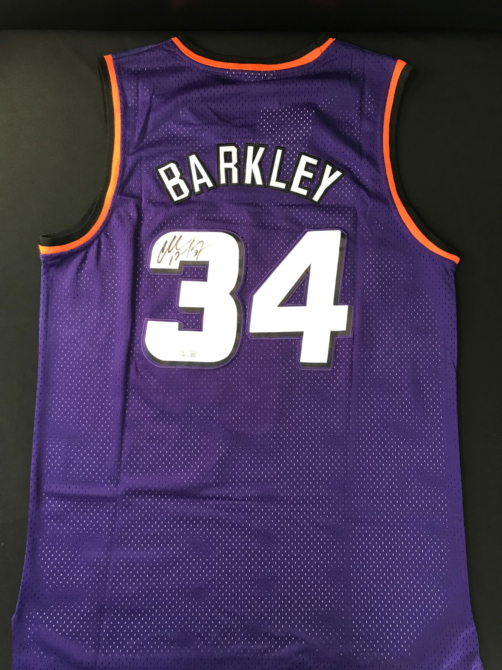 CHARLES BARKLEY SIGNED PHOENIX SUNS CUSTOM BASKETBALL JERSEY - ACE COA (1 of 3)