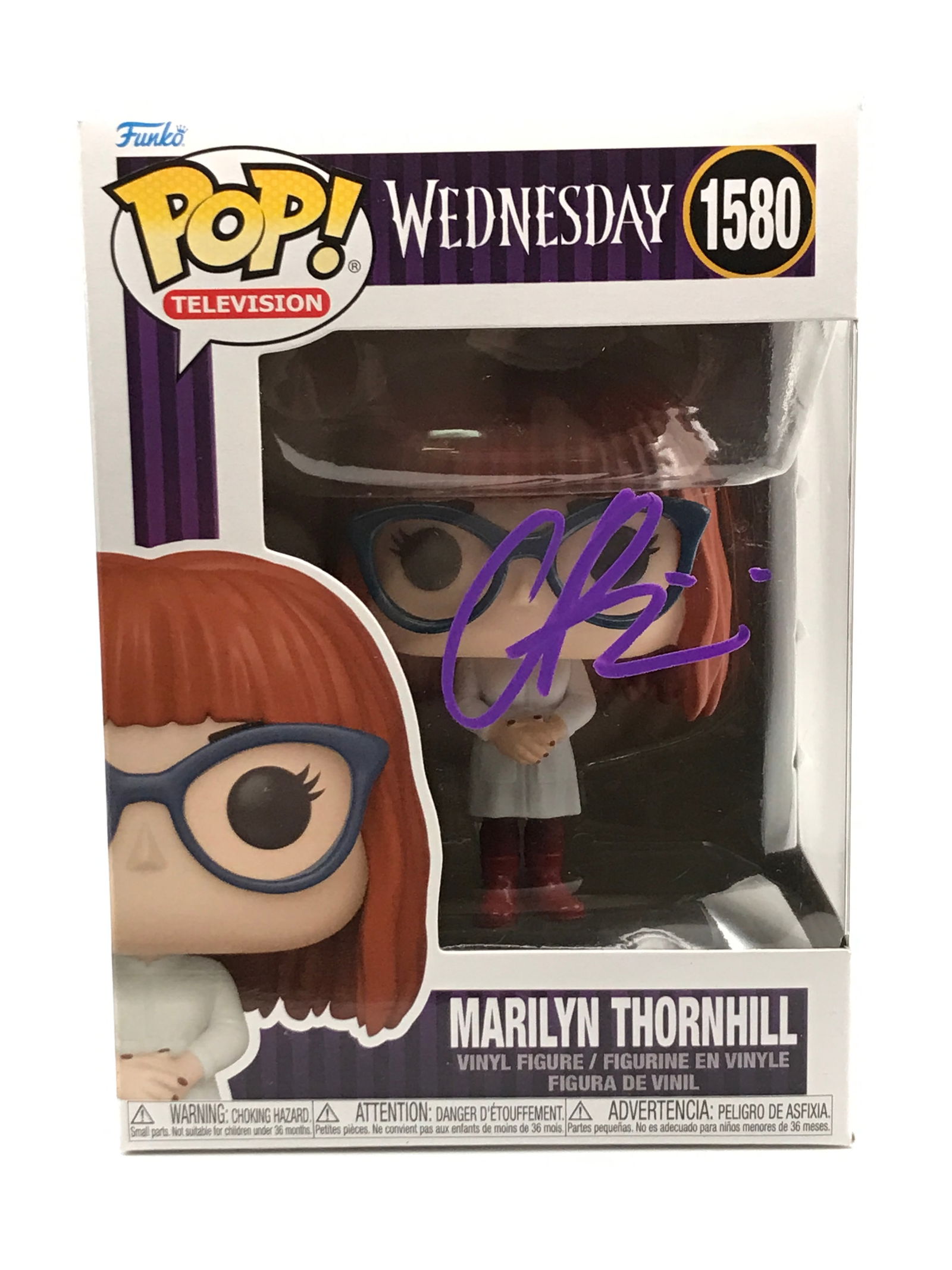 CHRISTINA RICCI SIGNED MARILYN THORNHILL FUNKO POP - WWOC COA: Prices are in Canadian dollars