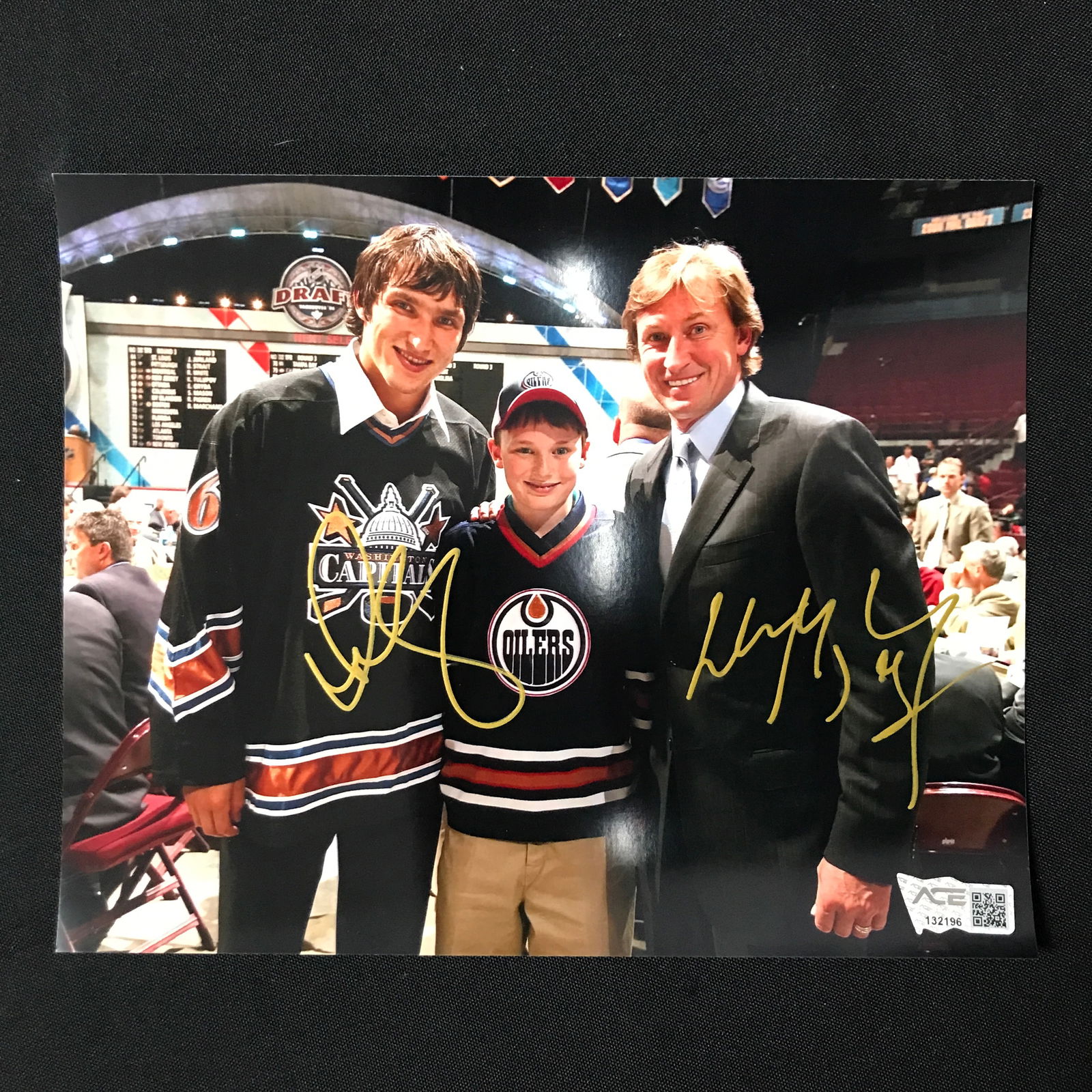 ALEX OVECHKIN AND WAYNE GRETZKY DUAL SIGNED 8X10 - ACE COA: Prices are in Canadian dollars
