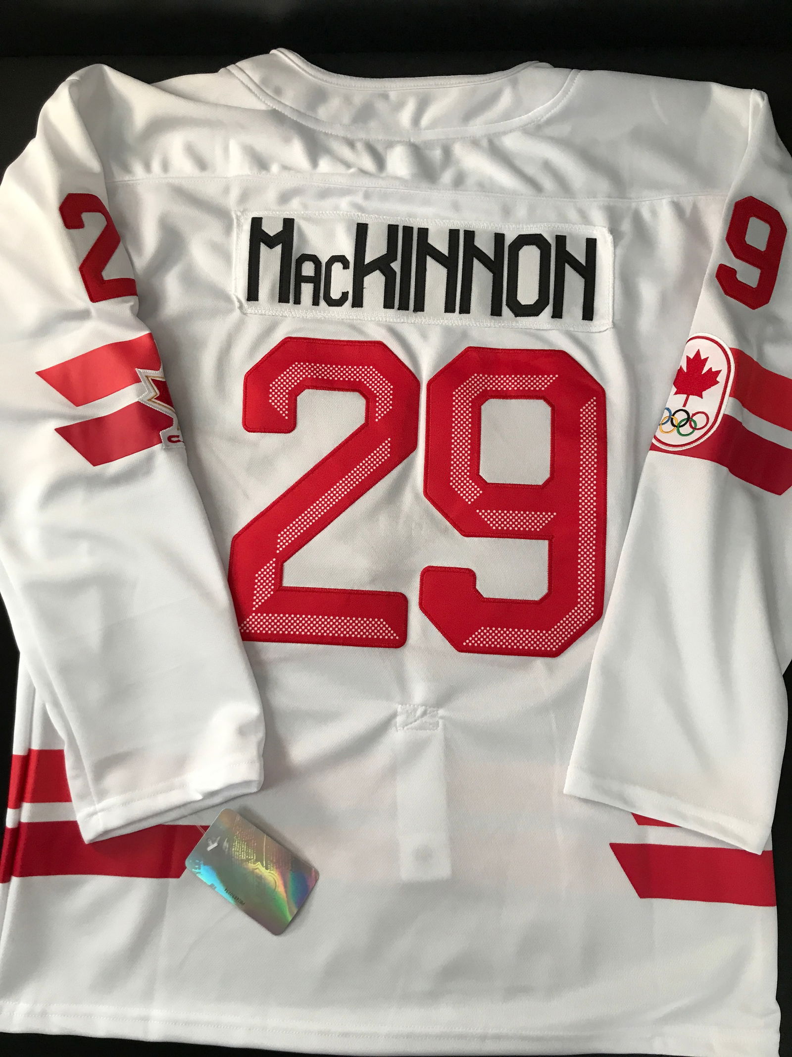 NATHAN MACKINNON 2026 TEAM CANADA OLYMPIC HOCKEY JERSEY (1 of 2)