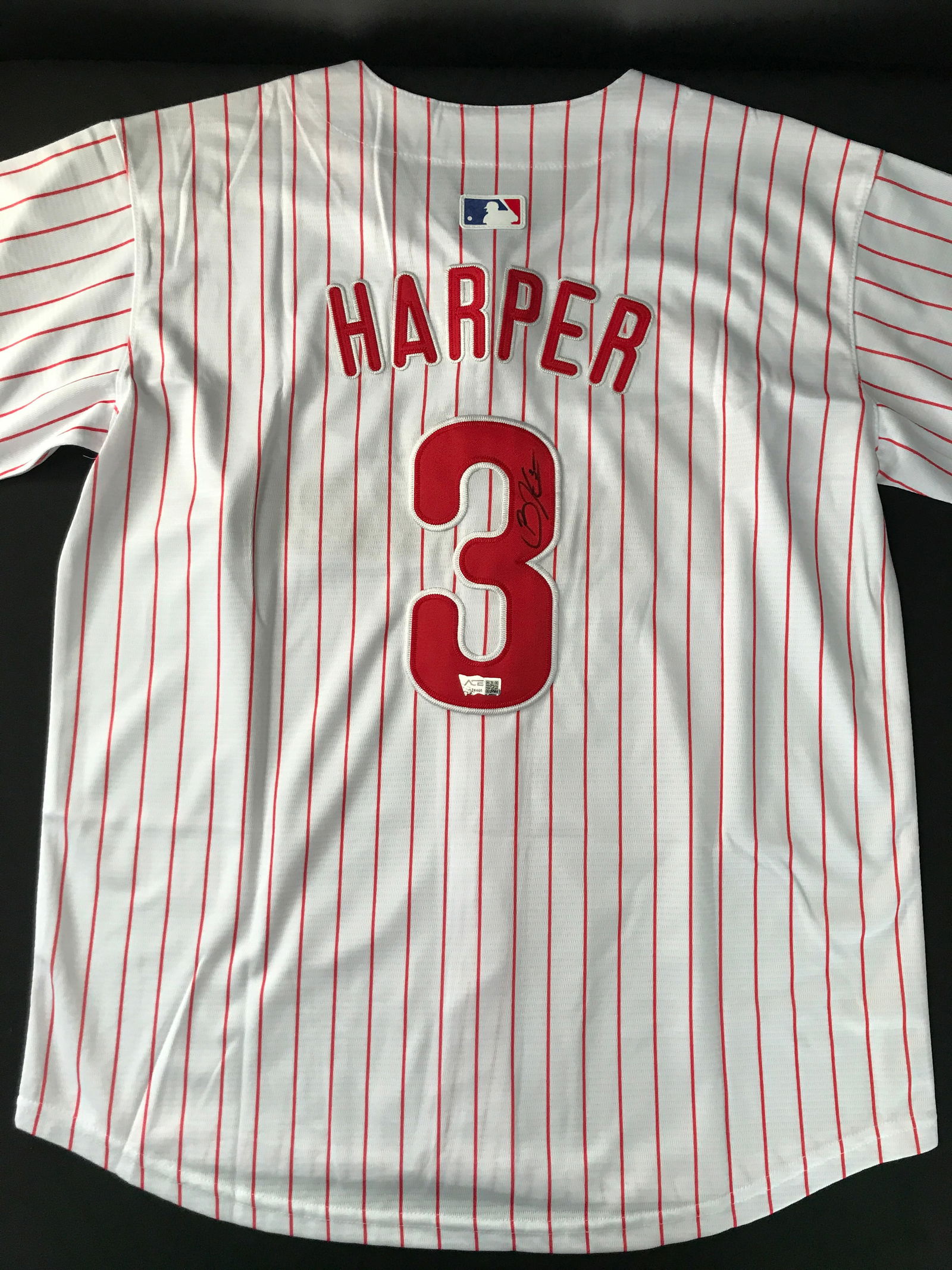 BRYCE HARPER SIGNED PHILADELPHIA PHILLIES CUSTOM BASEBALL JERSEY - ACE COA: Prices are in Canadian dollars