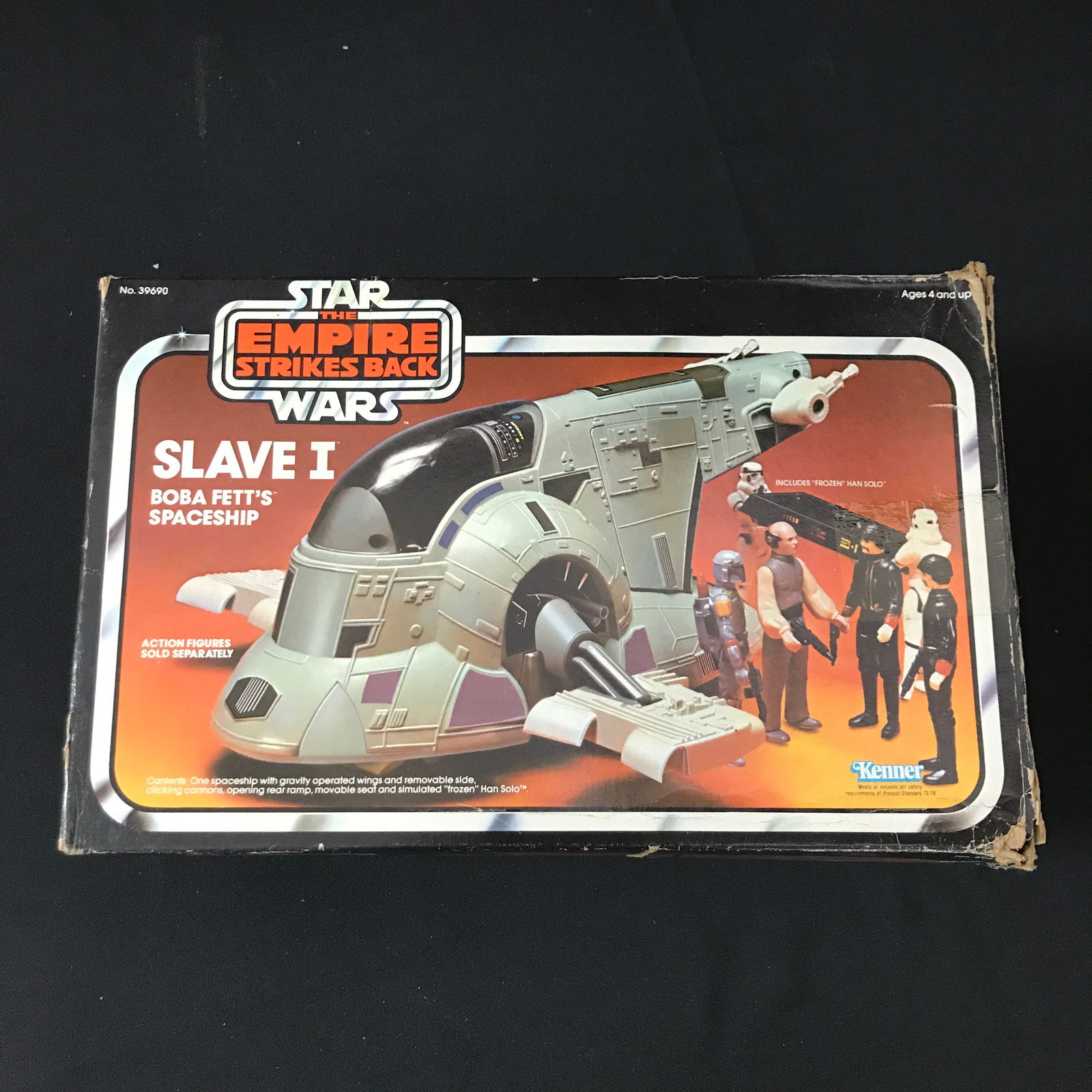 Star Wars EMPIRE STRIKES BACK SLAVE 1 BOBA FETT'S SPACESHIP IN ORIGINAL PACKAGING: Prices are in Canadian dollars