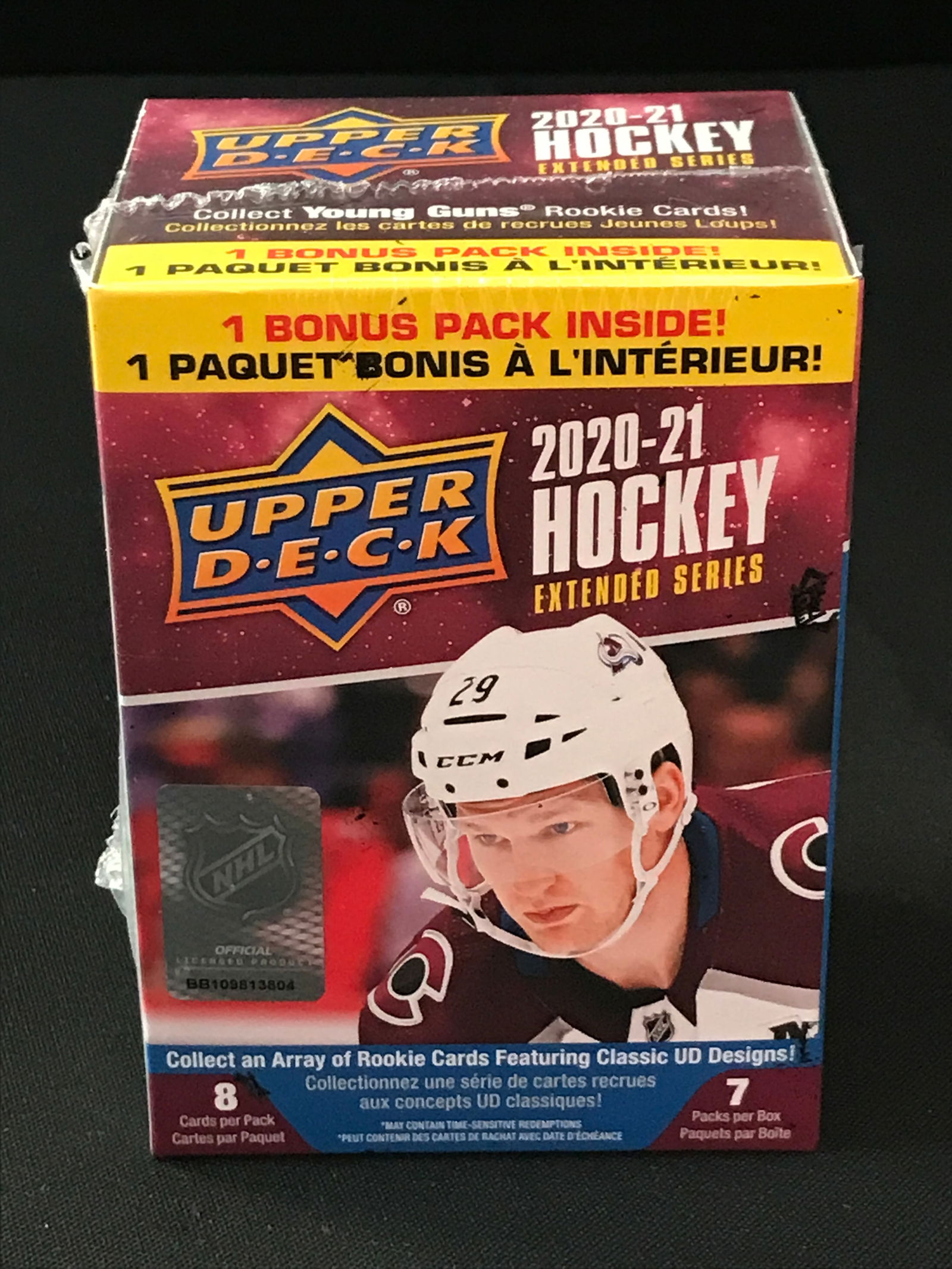 2020-21 UPPER DECK HOCKEY EXTENDED SERIES SEALED TRADING CARD BOX (1 of 1)