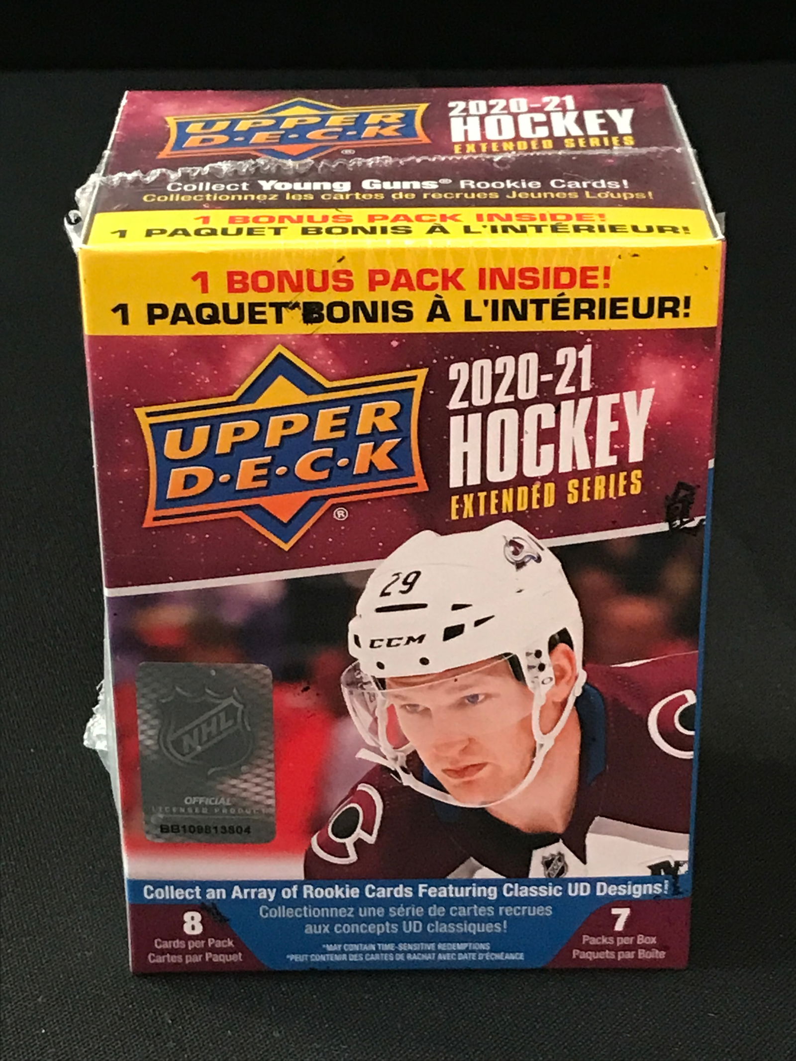 2020-21 UPPER DECK HOCKEY EXTENDED SERIES SEALED TRADING CARD BOX (1 of 1)