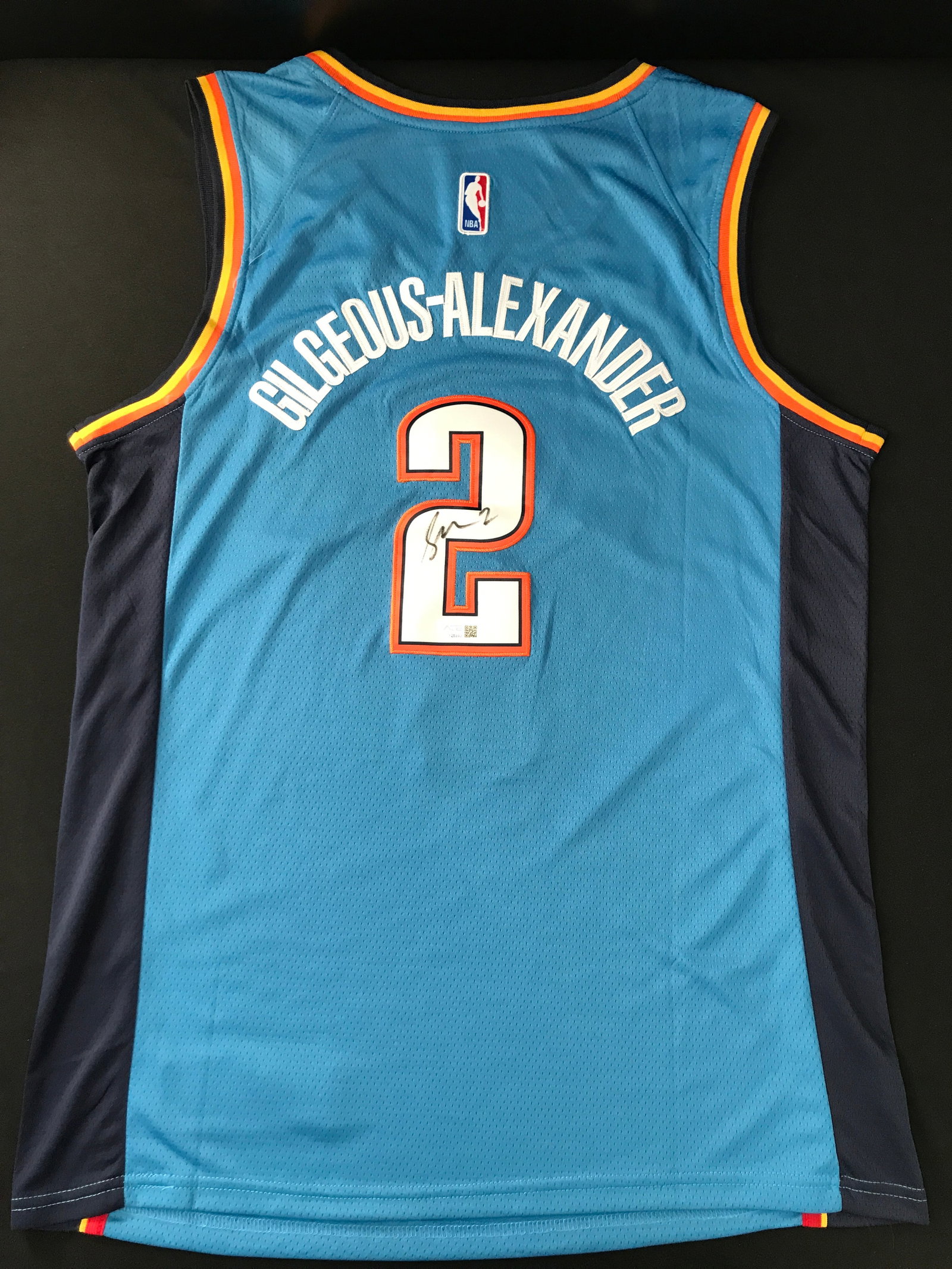 SHAI GILGEOUS ALEXANDER SIGNED Oklahoma City CUSTOM THUNDER JERSEY - ACE COA: Prices are in Canadian dollars