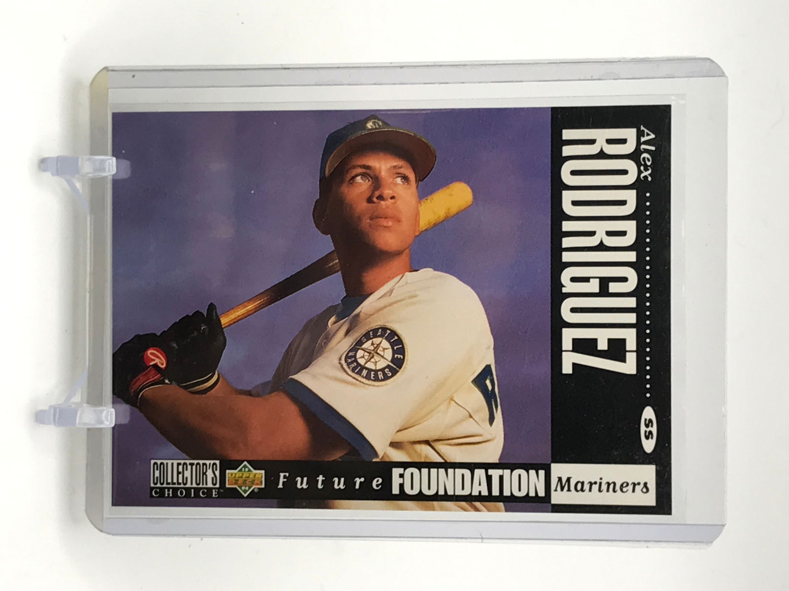 1994 UPPER DECK COLLECTOR'S CHOICE ALEX RODRIGUEZ ROOKIE BASEBALL TRADING CARD (1 of 2)