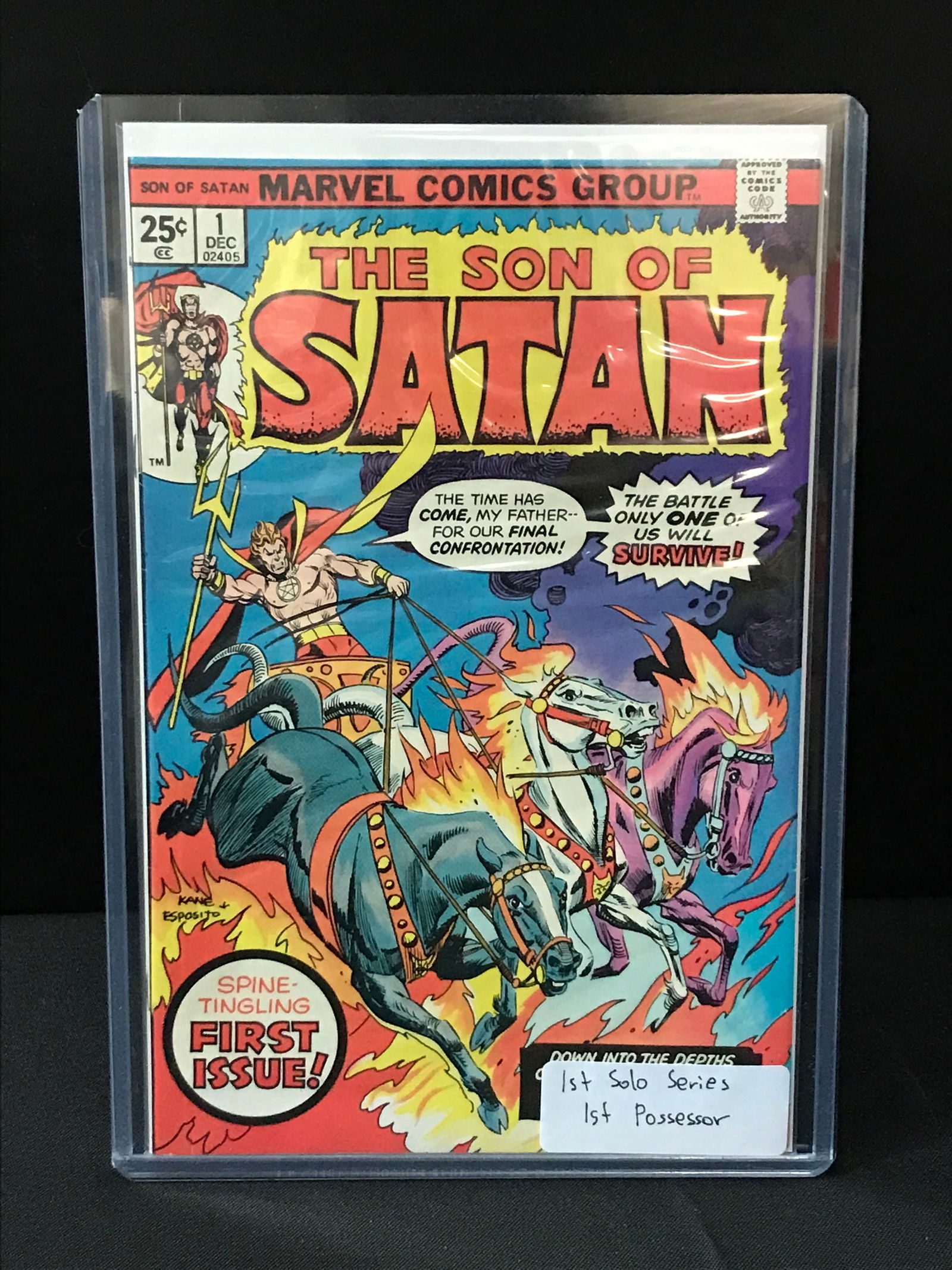 THE SON OF SATAN #1 1ST POSSESSOR - MARVEL COMICS (1 of 1)