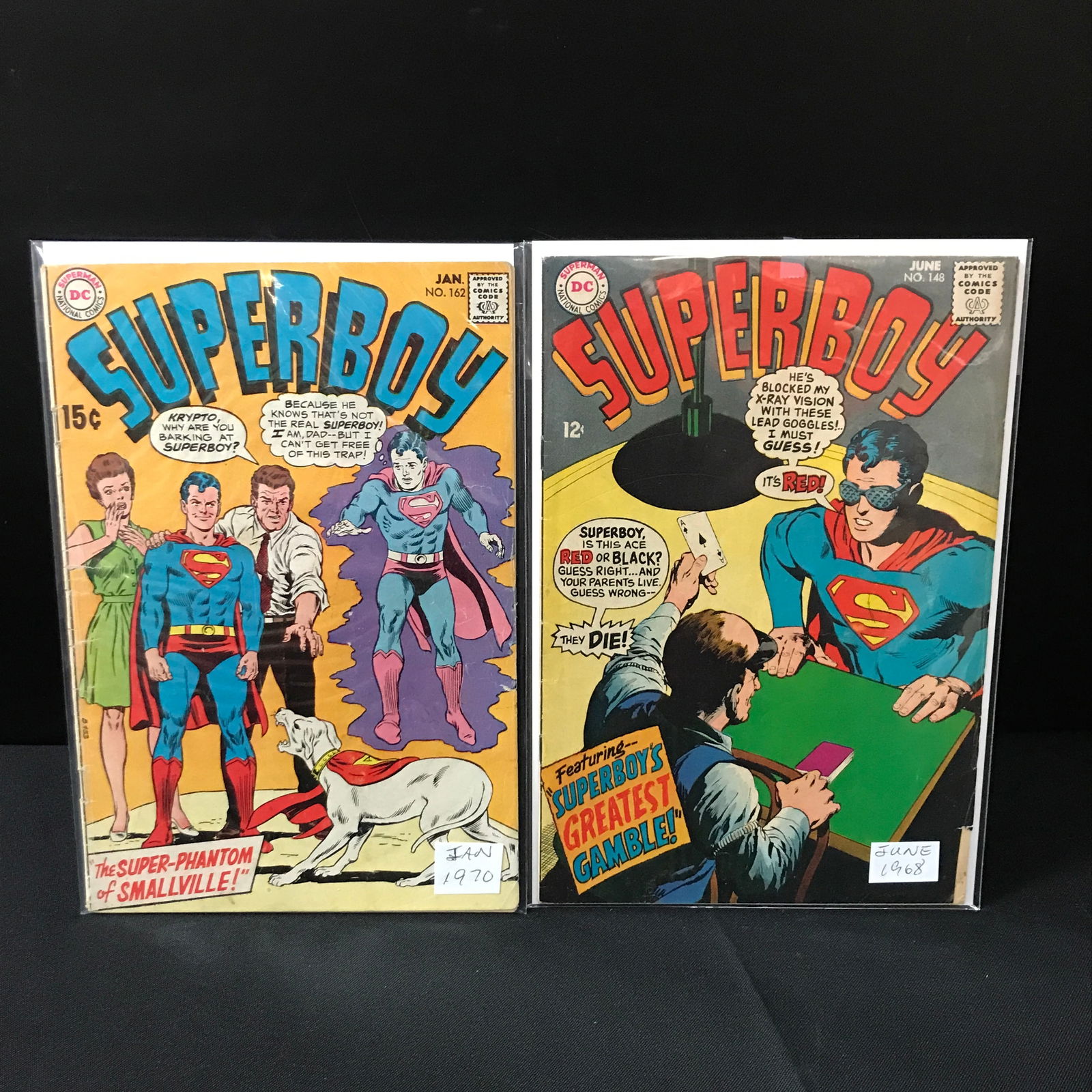 LOT OF 2 SUPERBOY COMICS #148 & 162 - DC COMICS (1 of 1)