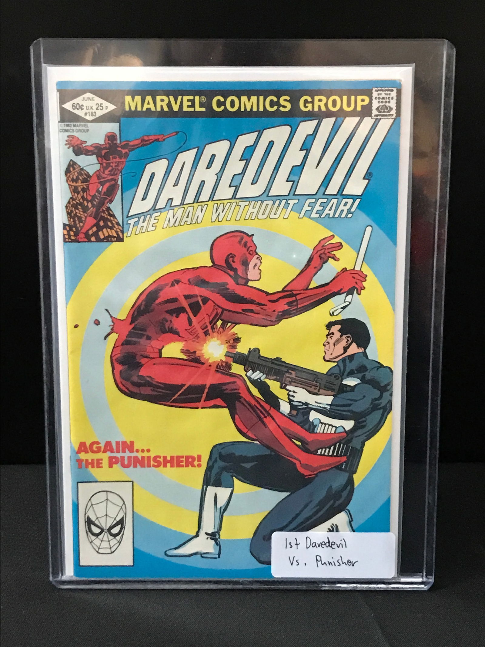 DAREDEVIL #183 1ST DAREDEVIL VS PUNISHER - MARVEL COMICS (1 of 1)