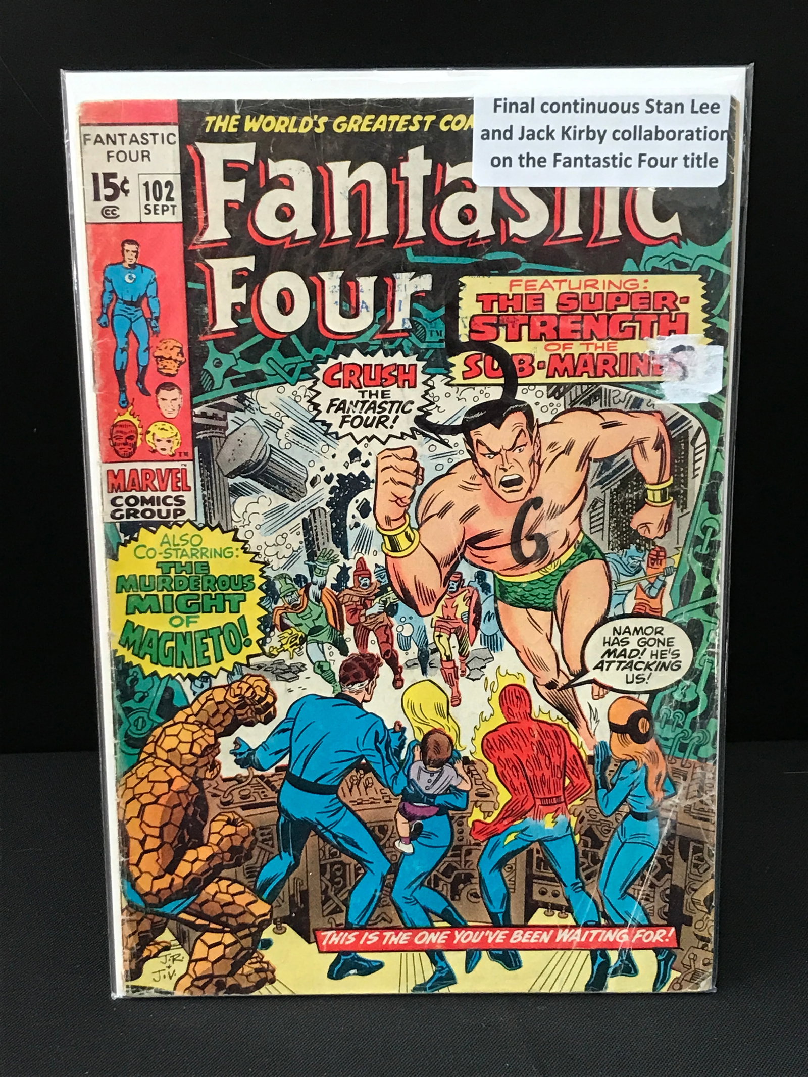 FANTASTIC FOUR #102 - MARVEL COMICS (1 of 1)