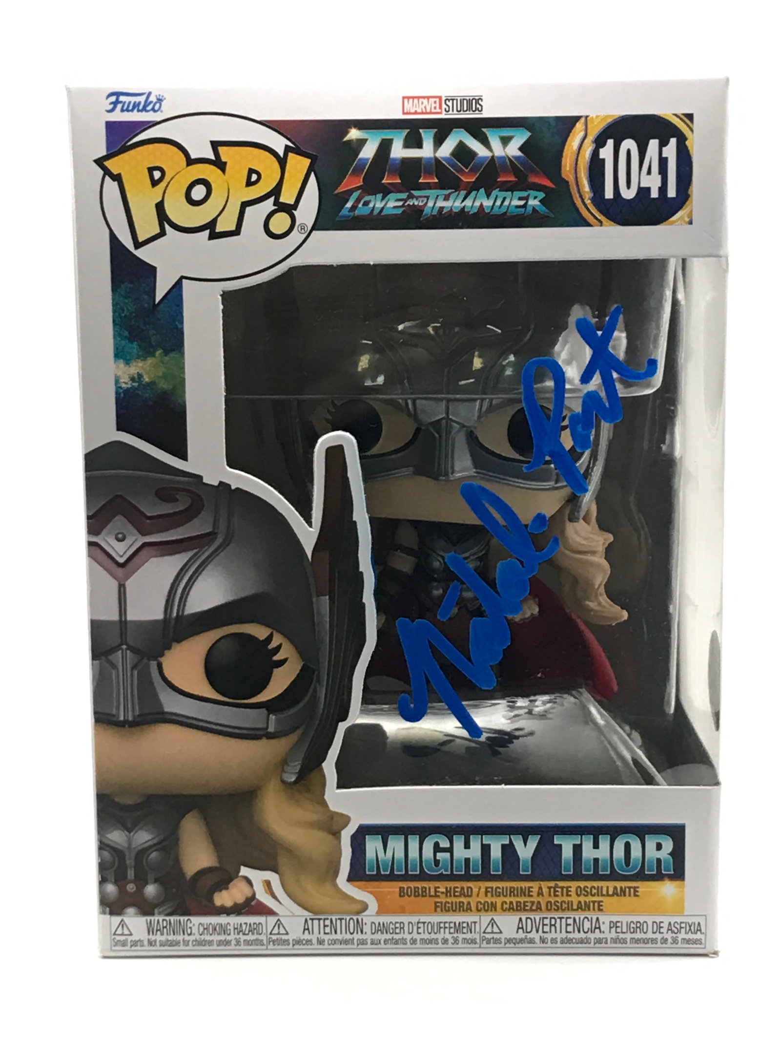 NATALIE PORTMAN SIGNED MIGHTY THOR FUNKO POP - KB COA: Prices are in Canadian dollars