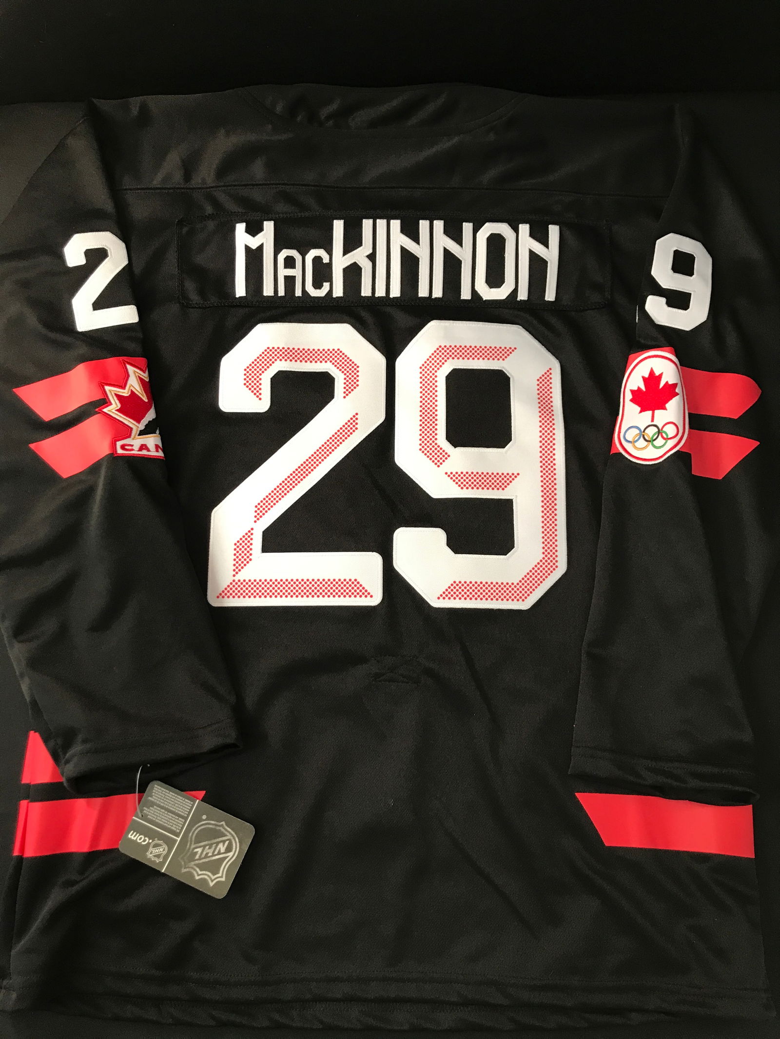 NATHAN MACKINNON 2026 TEAM CANADA OLYMPIC HOCKEY JERSEY (1 of 2)