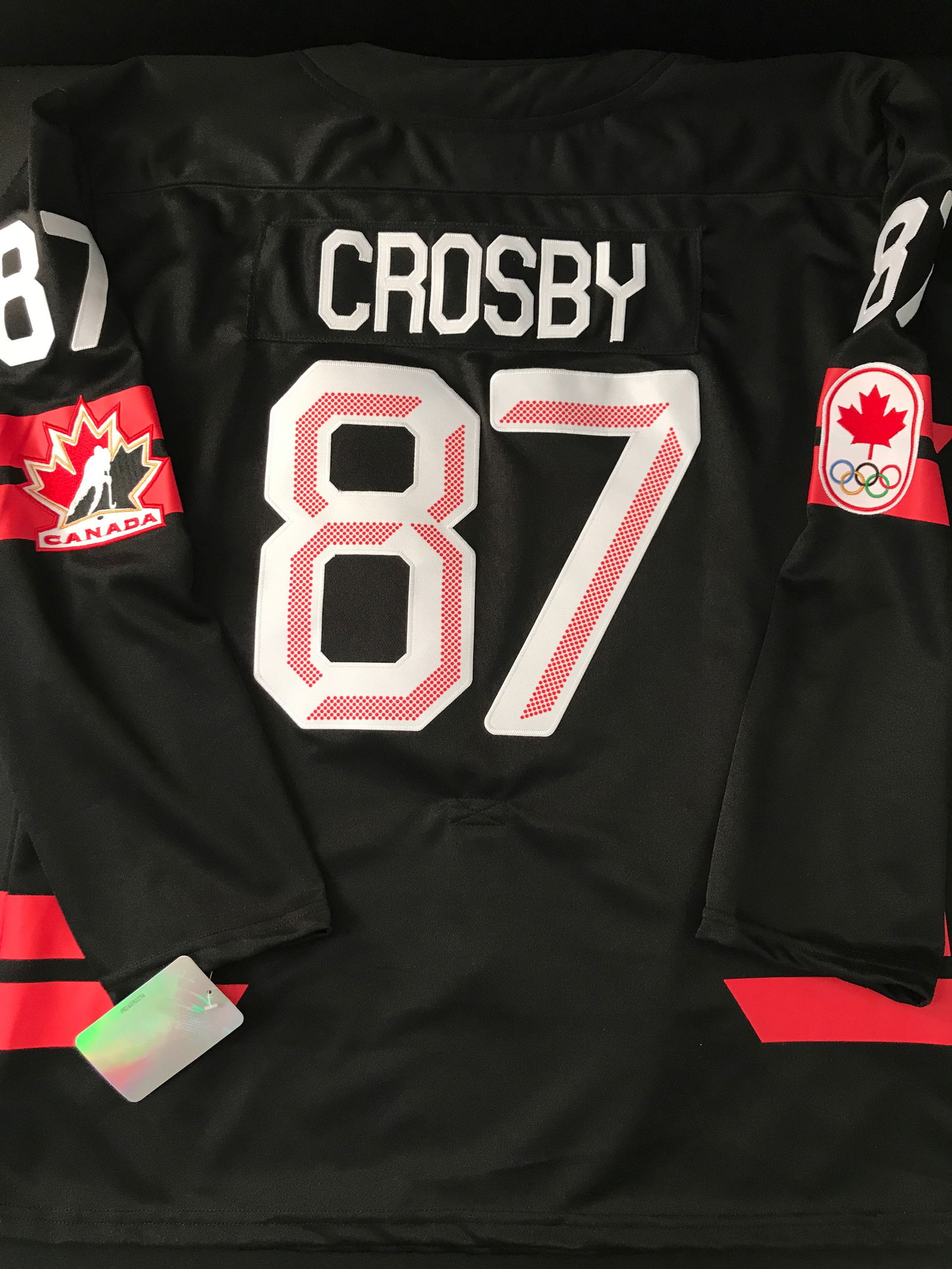 SIDNEY CROSBY 2026 TEAM CANADA OLYMPIC HOCKEY JERSEY (1 of 2)