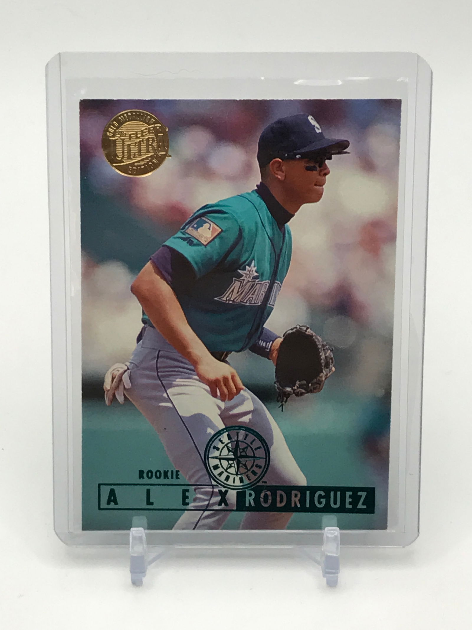 1995 FLEER ULTRA ALEX RODRIGUEZ ROOKIE TRADING CARD (1 of 2)