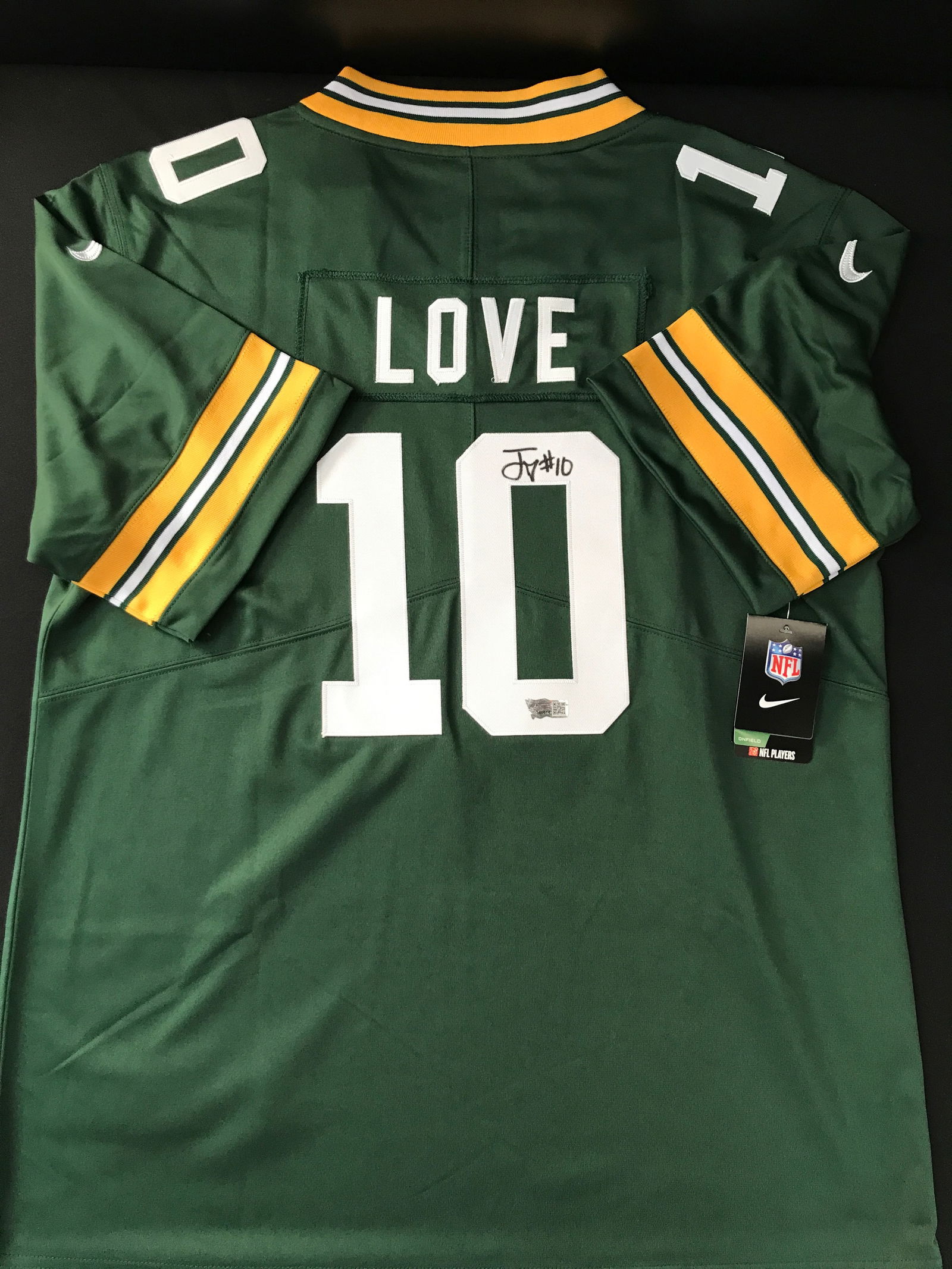 JORDAN LOVE SIGNED Green Bay PACKERS CUSTOM JERSEY - ACE COA: Prices are in Canadian dollars