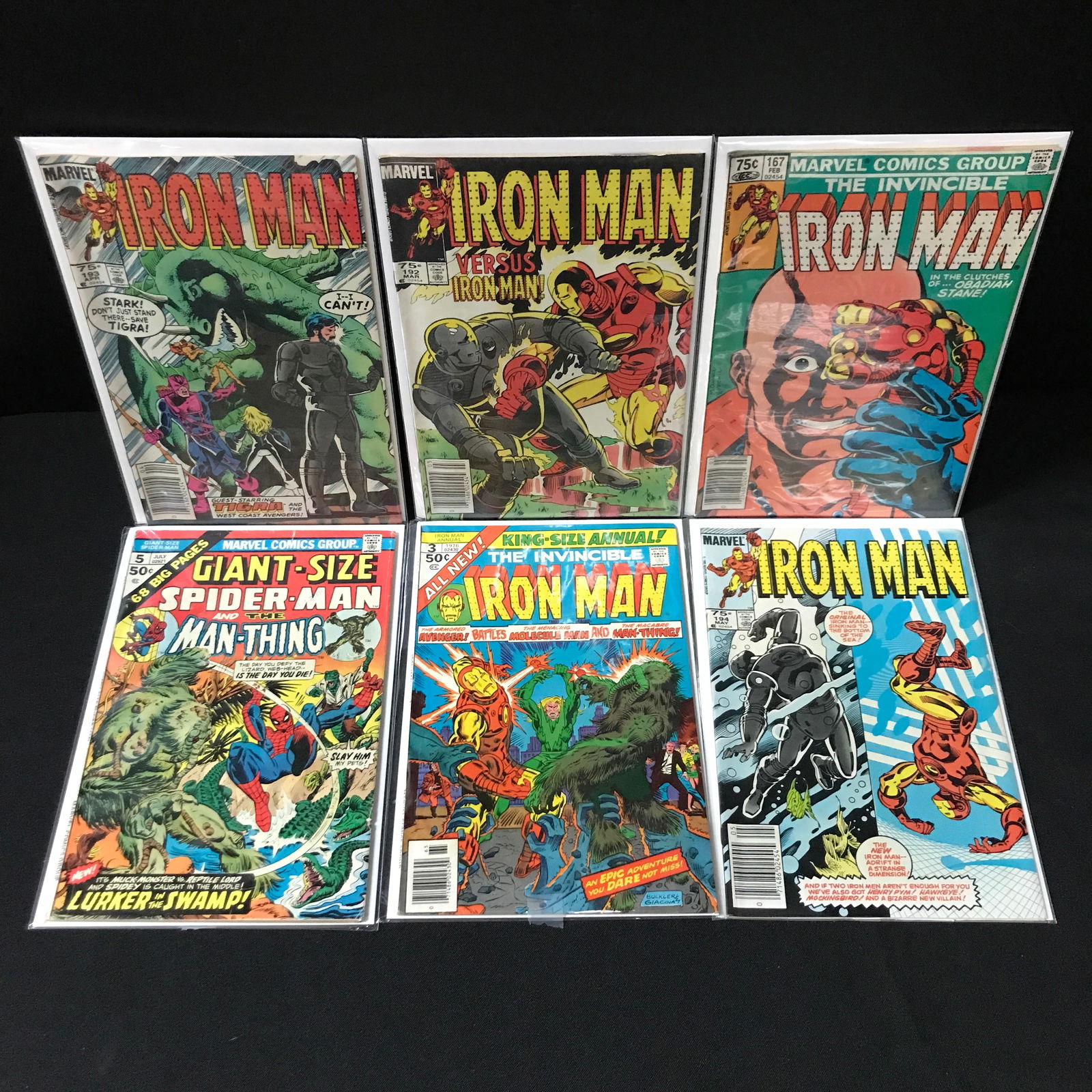 LOT OF 6 IRON MAN COMICS - MARVEL COMICS (1 of 1)