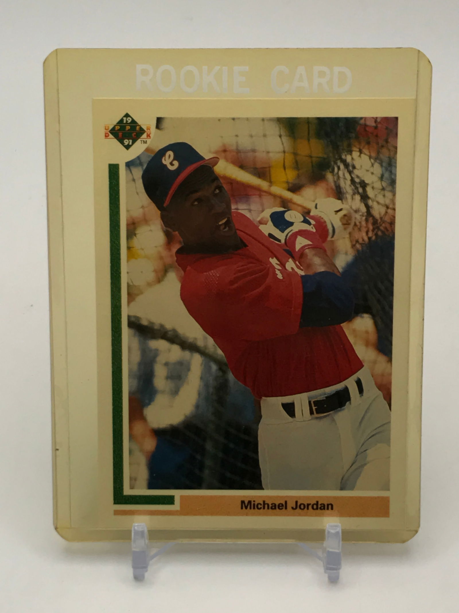 1991 UPPER DECK MICHAEL JORDAN ROOKIE BASEBALL CARD (1 of 2)