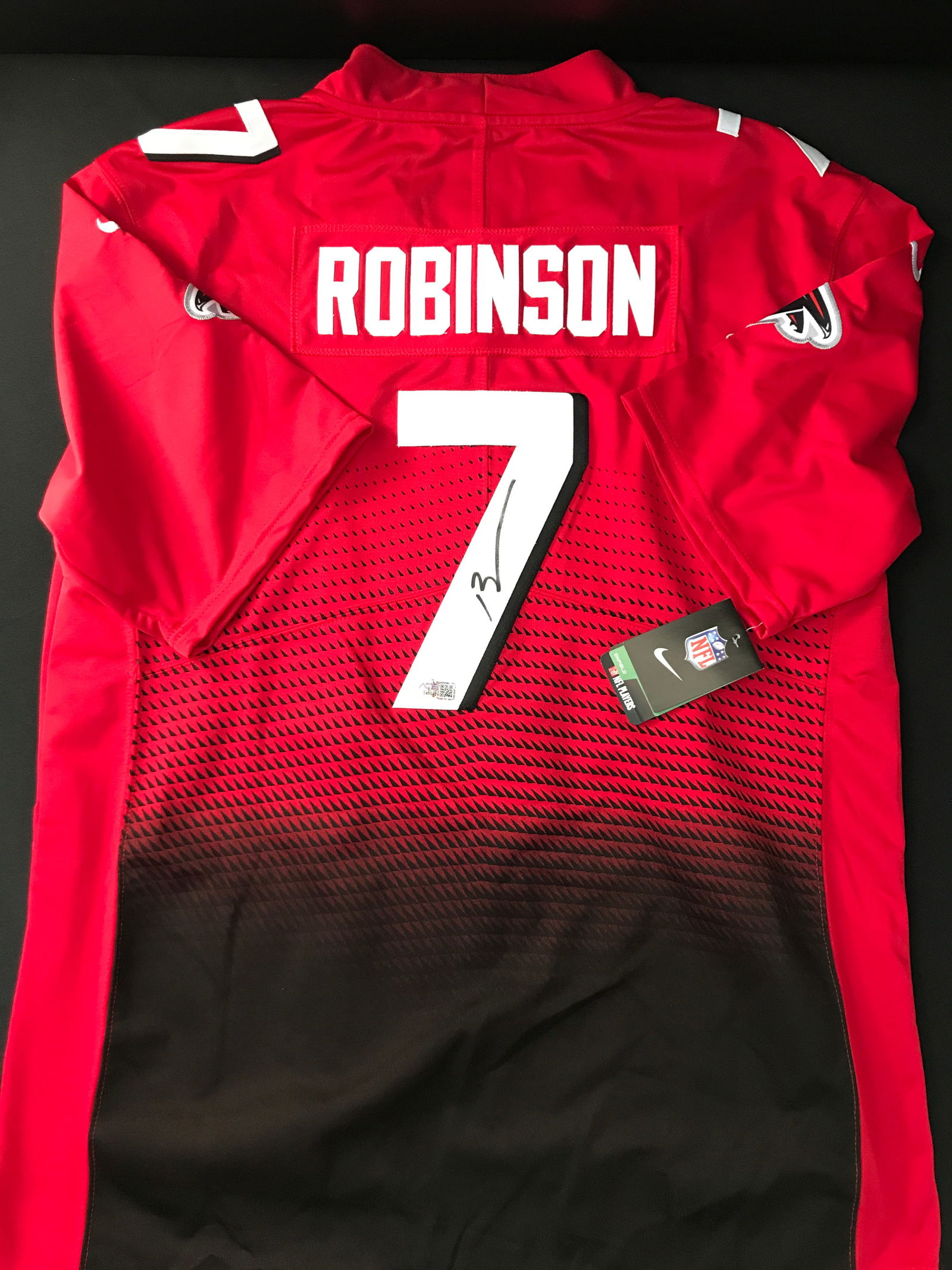 BIJAN ROBINSON SIGNED ATLANTA FALCONS JERSEY - ACE COA: Prices are in Canadian dollars