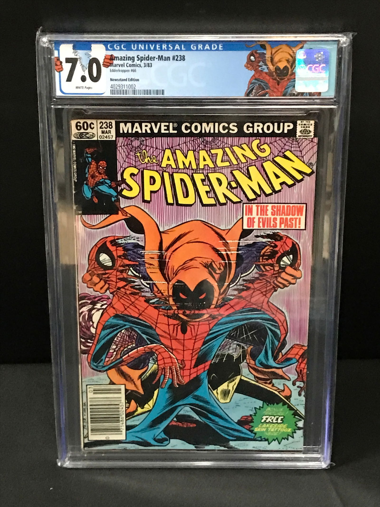KEY ISSUE THE AMAZING SPIDERMAN 238 - CGC GRADE 7 (1 of 1)