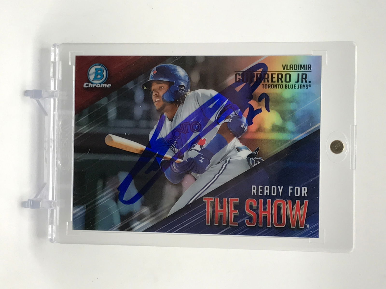 2019 VLADIMIR GUERRERO JR SIGNED ROOKIE TRADING CARD: Prices are in Canadian dollars