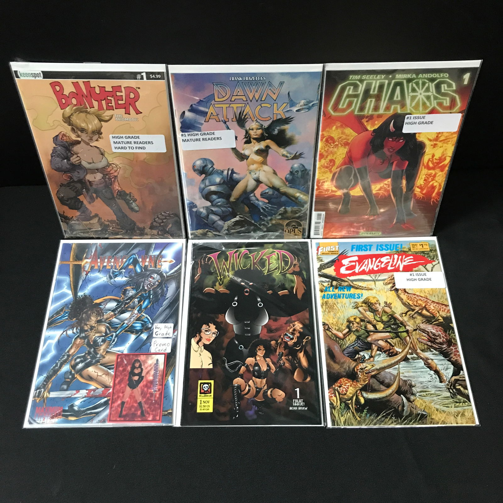 LOT OF 6 COMICS - VARIOUS TITLES AND PUBLISHERS (1 of 1)
