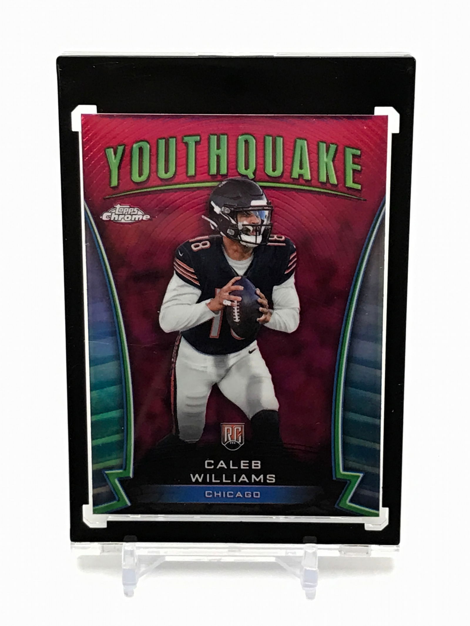 2024 TOPPS CALEB WILLIAMS YOUTHQUAKS ROOKIE TRADING CARD (1 of 2)