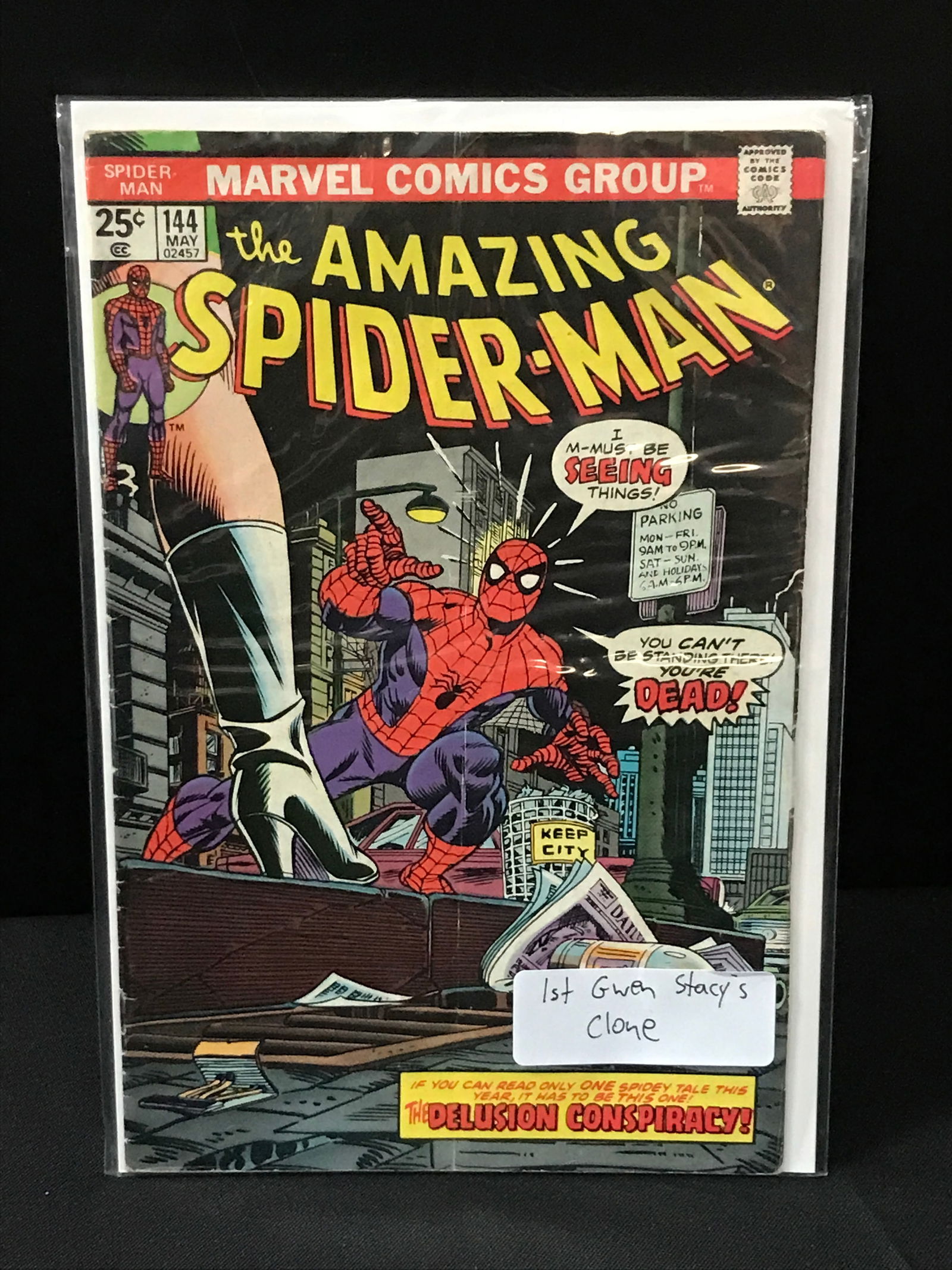 THE AMAZING SPIDERMAN #144 1ST GWEN STACEY CLONE - MARVEL COMICS: Prices are in Canadian dollars