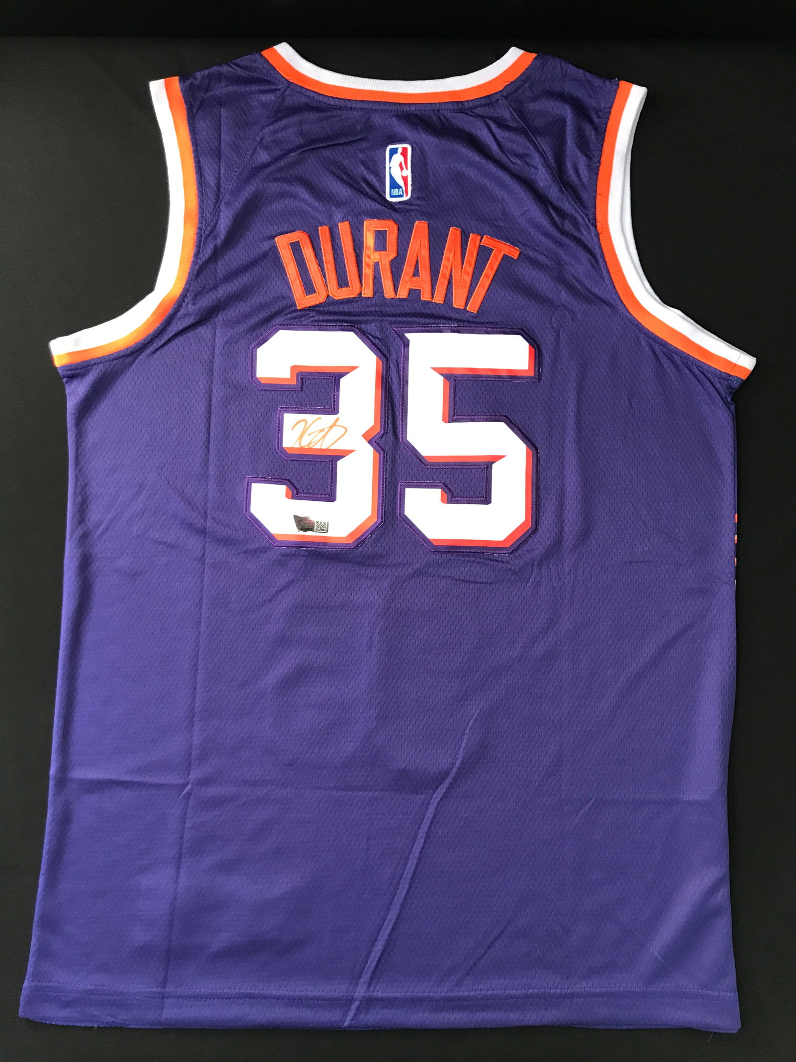 KEVIN DURANT SIGNED PHOENIX SUNS BASKETBALL CUSTOM JERSEY - ACE COA (1 of 3)