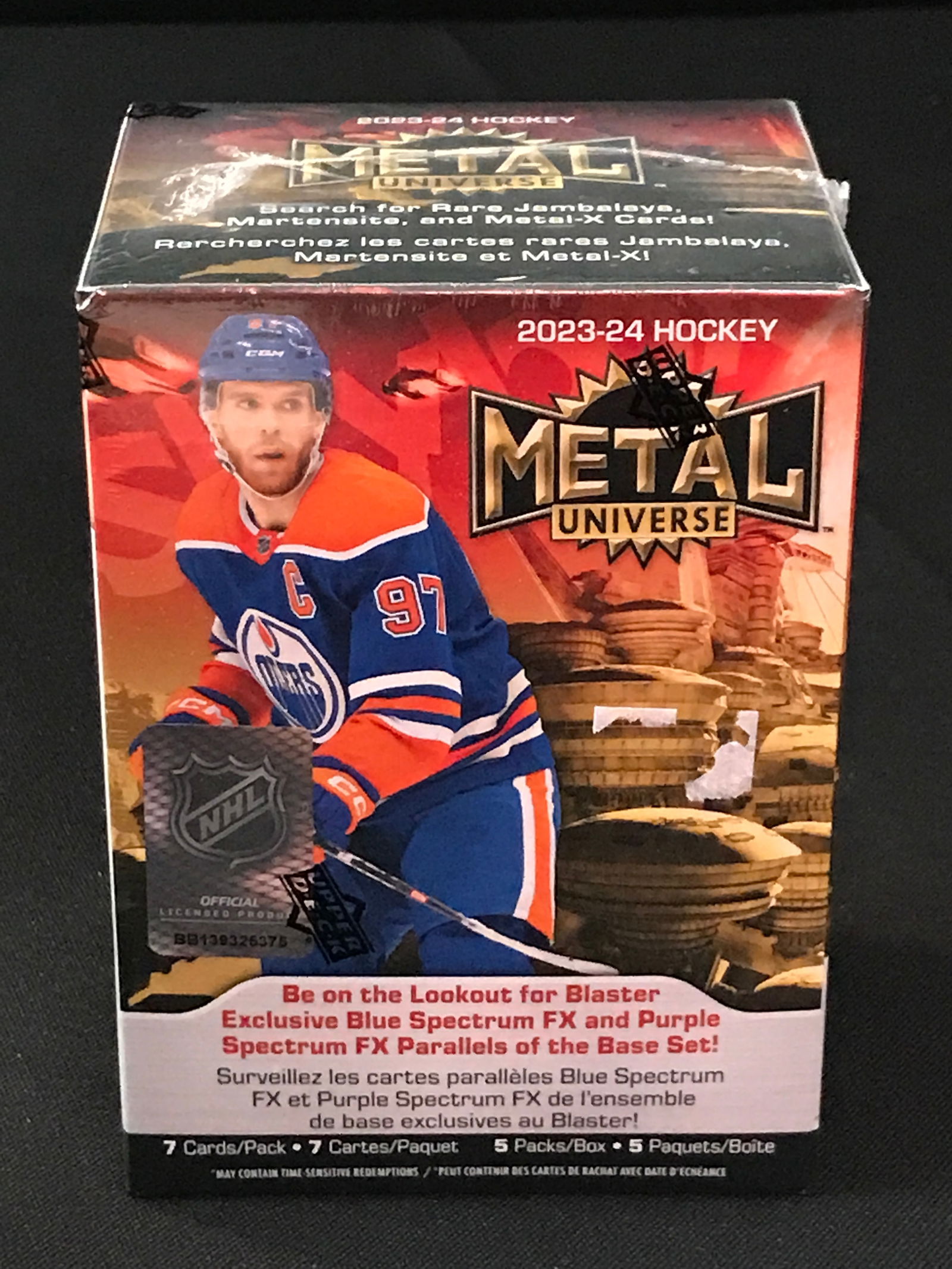 2022-23 HOCKEY LEAF METAL UNIVERSE SEALED TRADING CARD BOX: Prices are in Canadian dollars