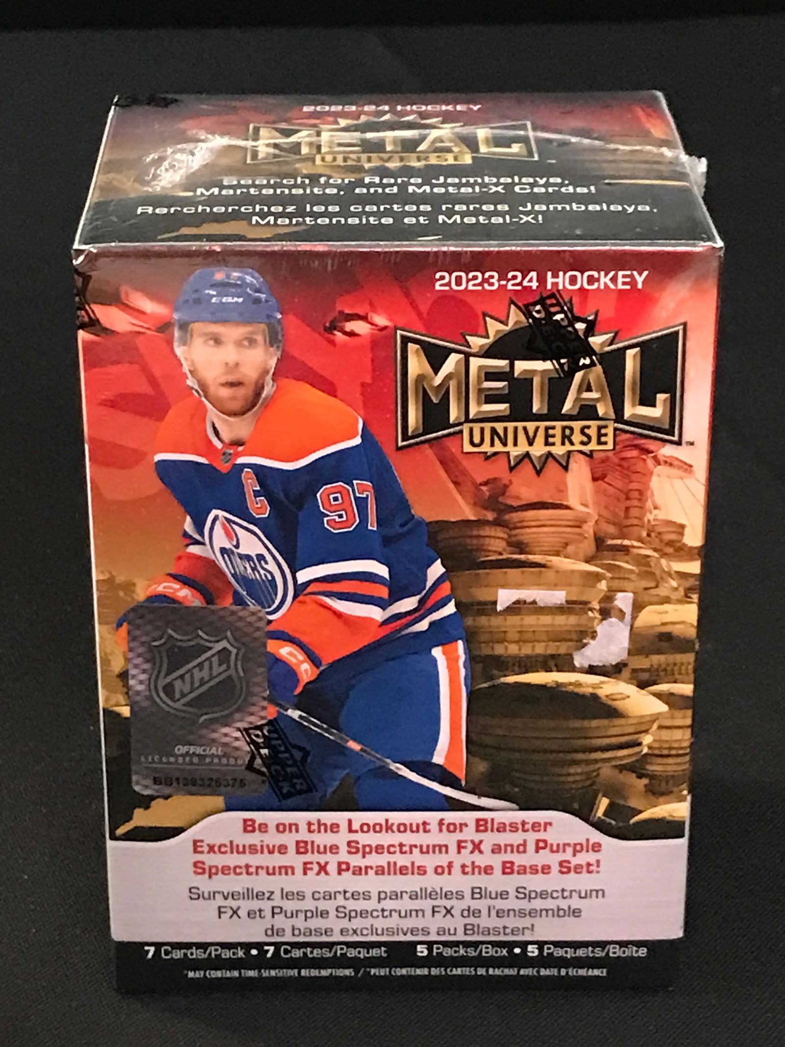 2022-23 HOCKEY LEAF METAL UNIVERSE SEALED TRADING CARD BOX: Prices are in Canadian dollars