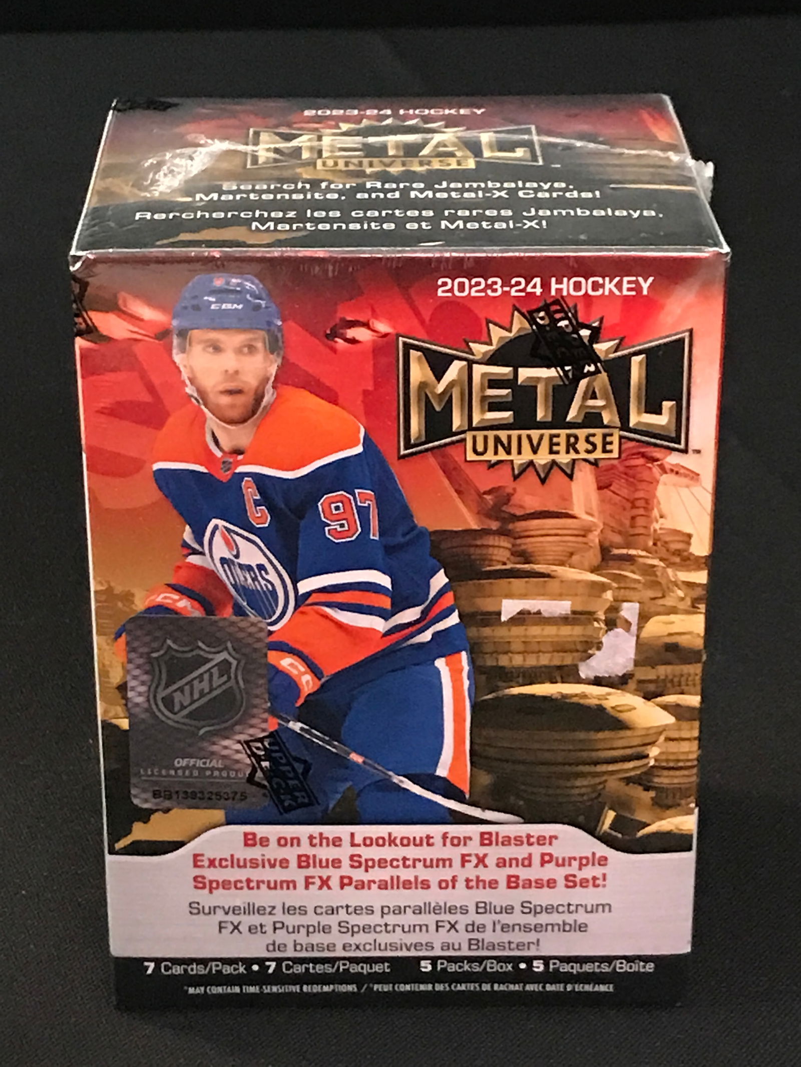 2022-23 HOCKEY LEAF METAL UNIVERSE SEALED TRADING CARD BOX: Prices are in Canadian dollars