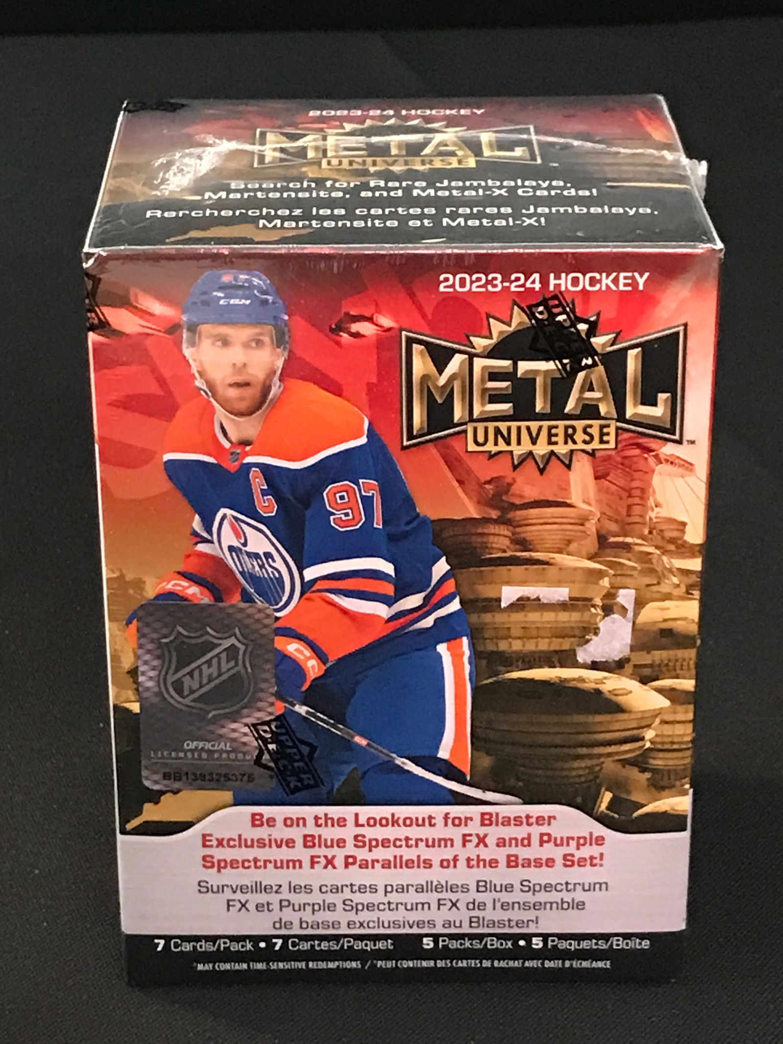 2022-23 HOCKEY LEAF METAL UNIVERSE SEALED TRADING CARD BOX: Prices are in Canadian dollars