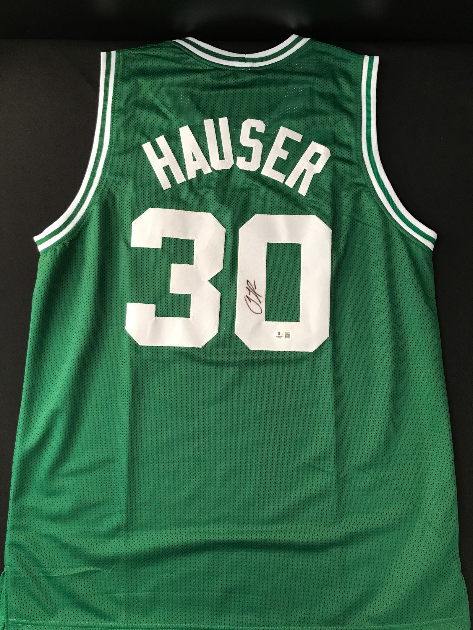 SAM HAUSER SIGNED BOSTON CELTICS JERSEY - BECKETT COA: Prices are in Canadian dollars