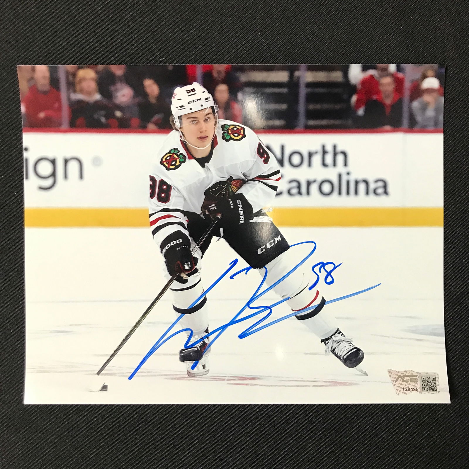 CONNOR BEDARD SIGNED 8X10 - ACE COA (1 of 1)