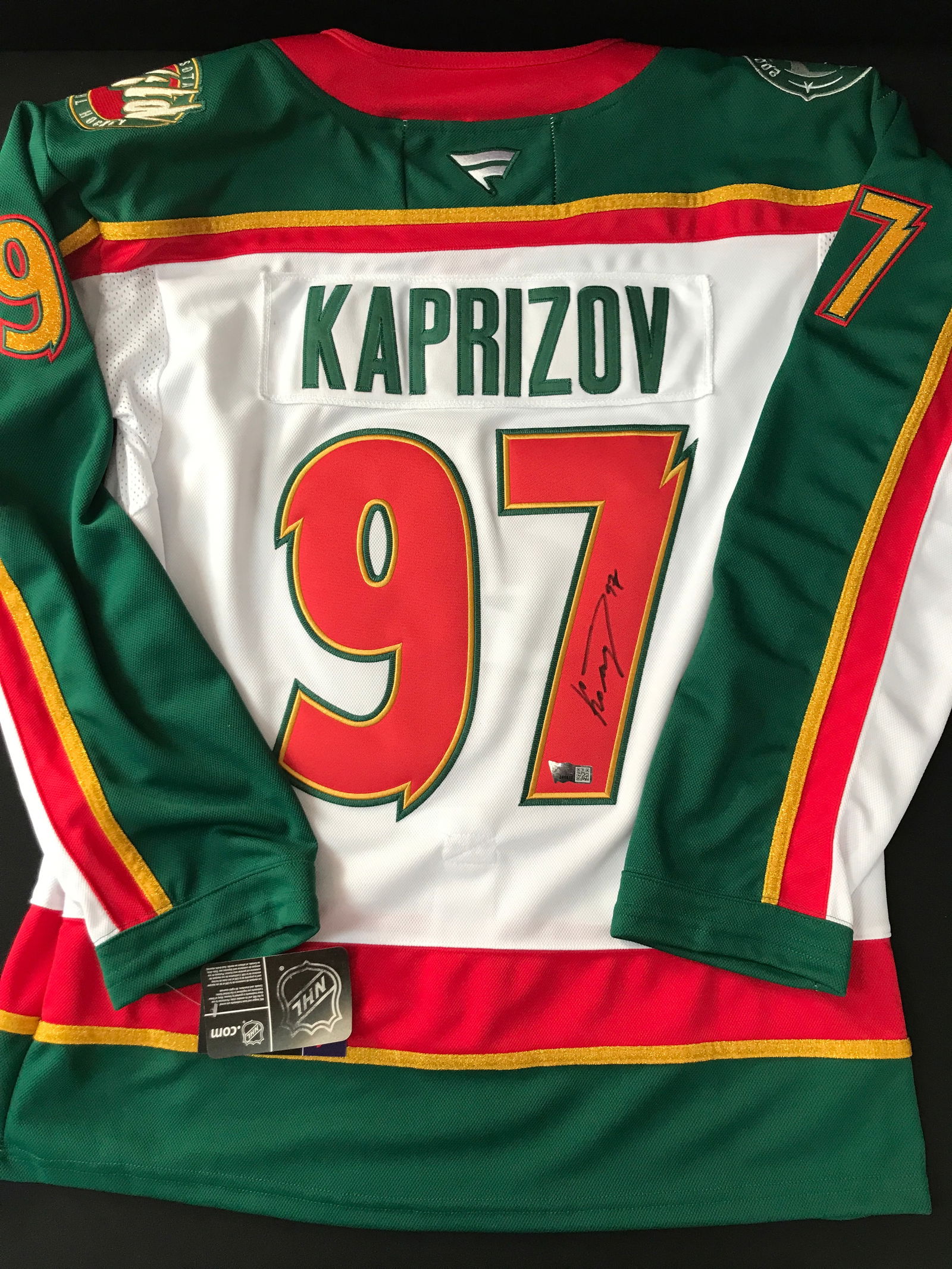 KIRILL KAPRIZOV SIGNED MINNESOTA WILD HOCKEY JERSEY - ACE COA (1 of 3)
