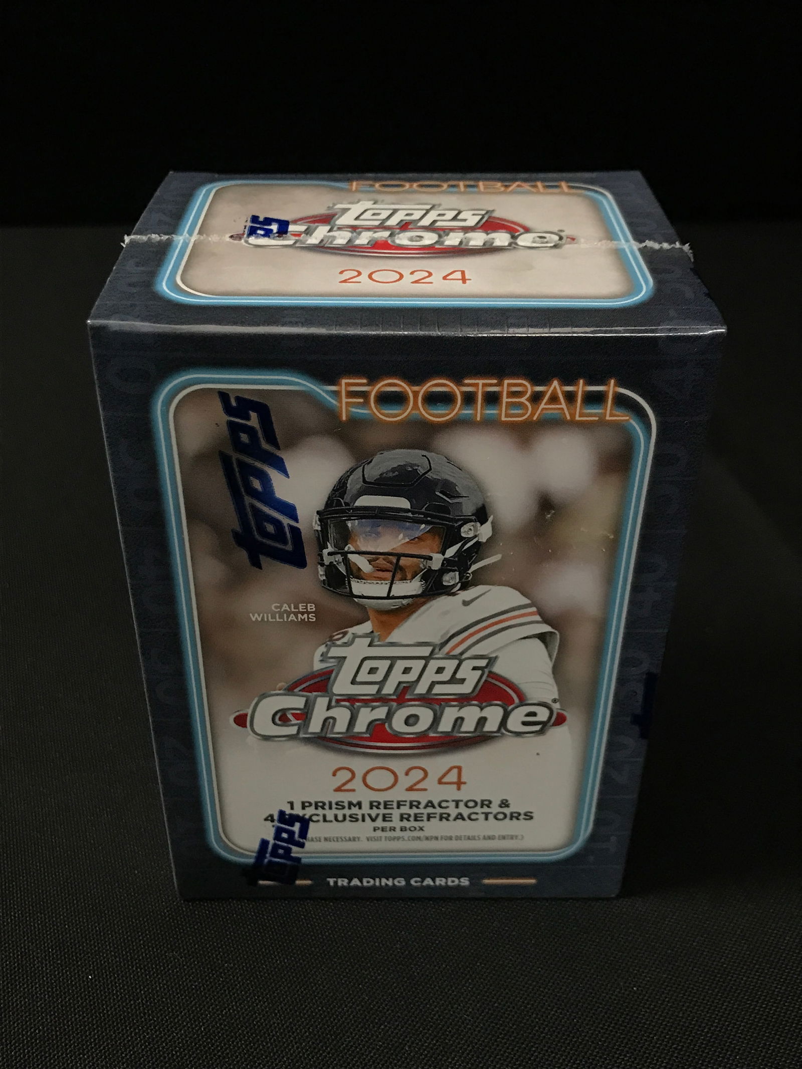 2024 TOPPS CHROME FOOTBALL SEALED TRADING CARD BOX (1 of 1)