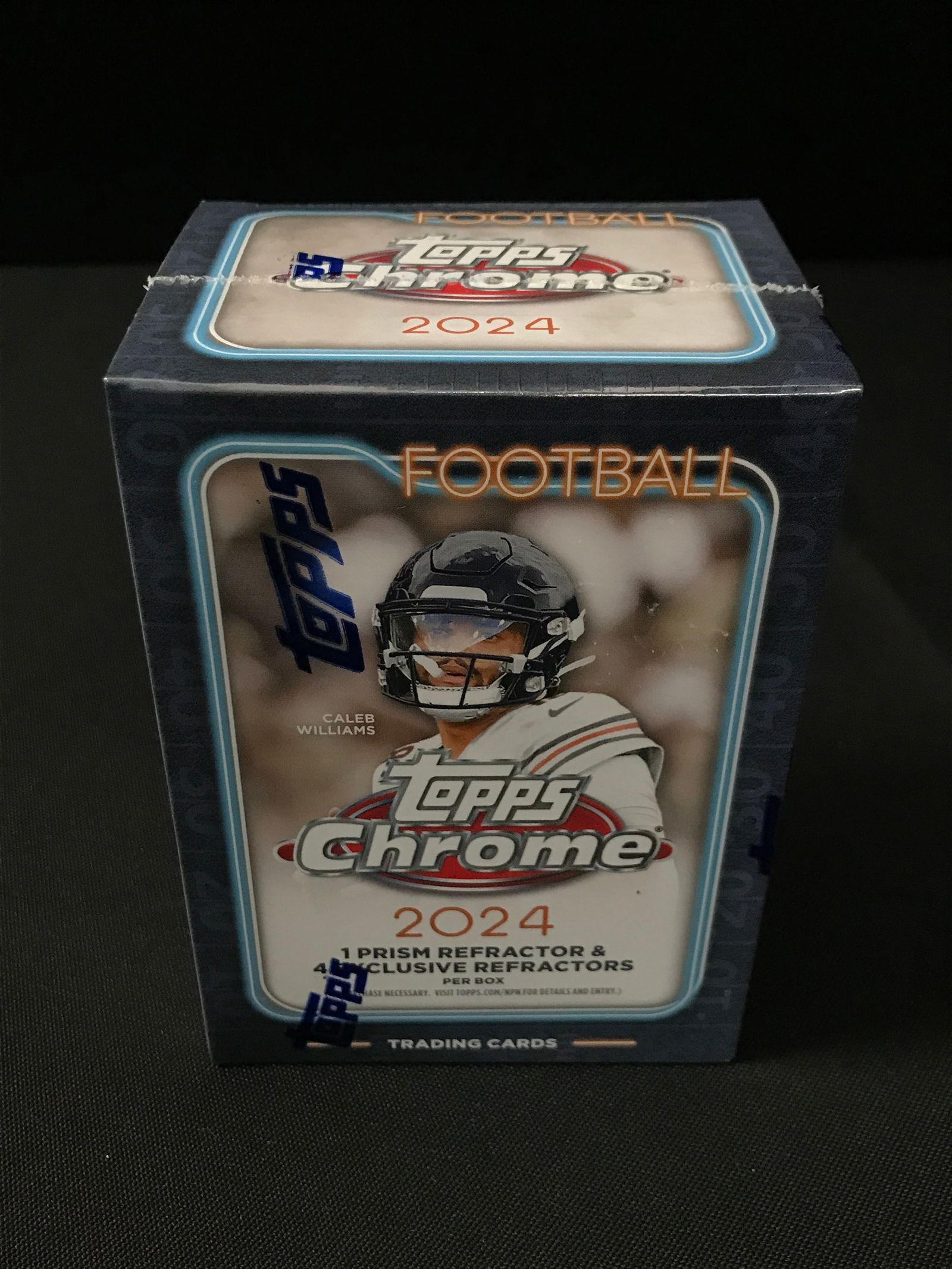 2024 TOPPS CHROME FOOTBALL SEALED TRADING CARD BOX (1 of 1)