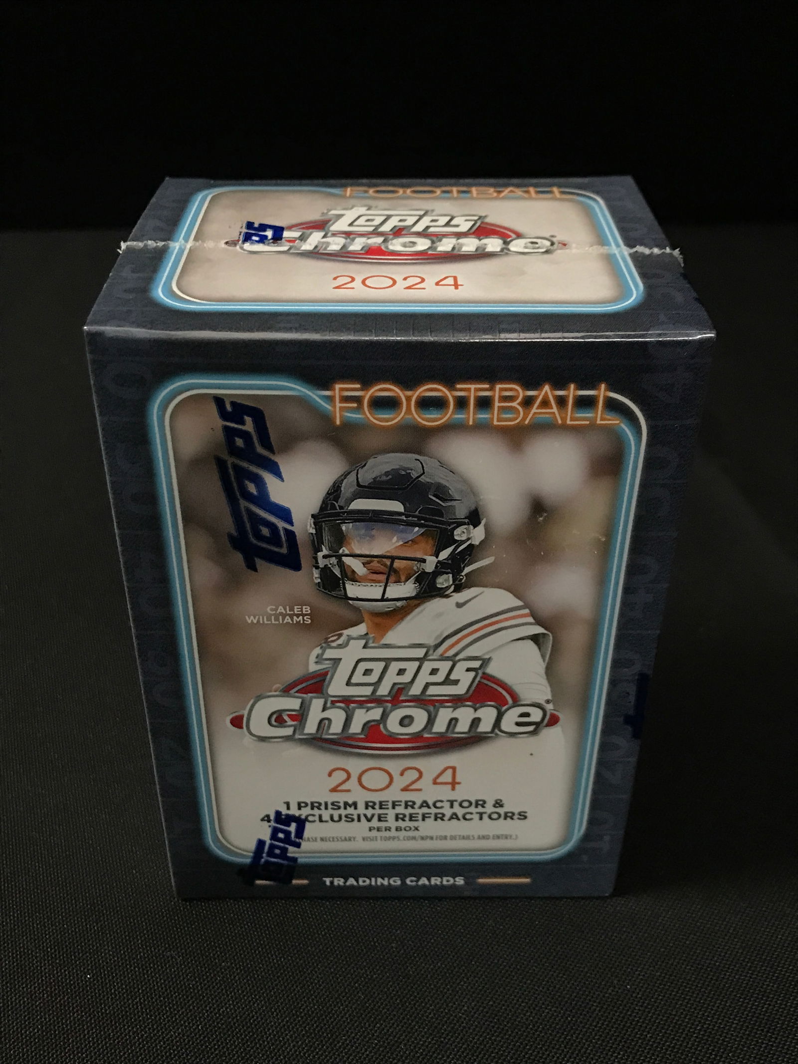 2024 TOPPS CHROME FOOTBALL SEALED TRADING CARD BOX (1 of 1)