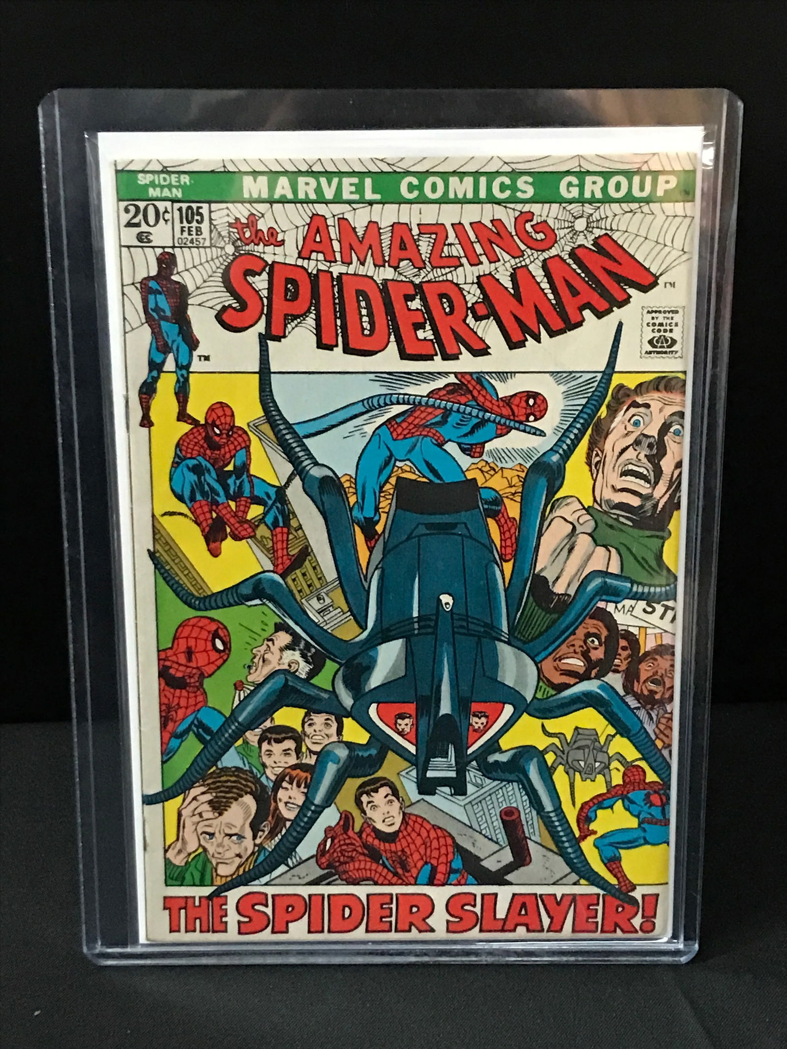 THE AMAZING SPIDERMAN #105 - MARVEL COMICS (1 of 1)