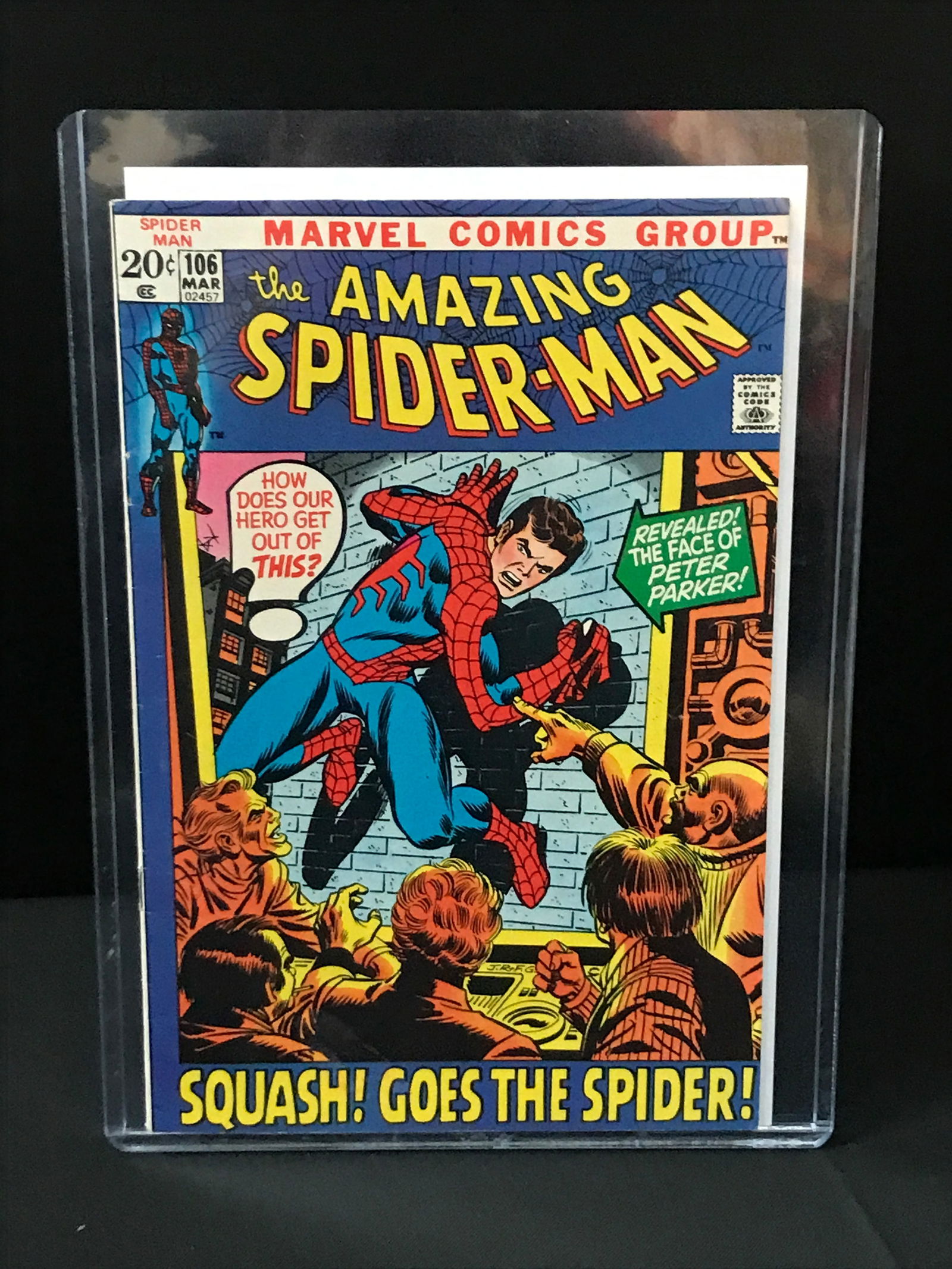 THE AMAZING SPIDERMAN #106 - MARVEL COMICS (1 of 1)